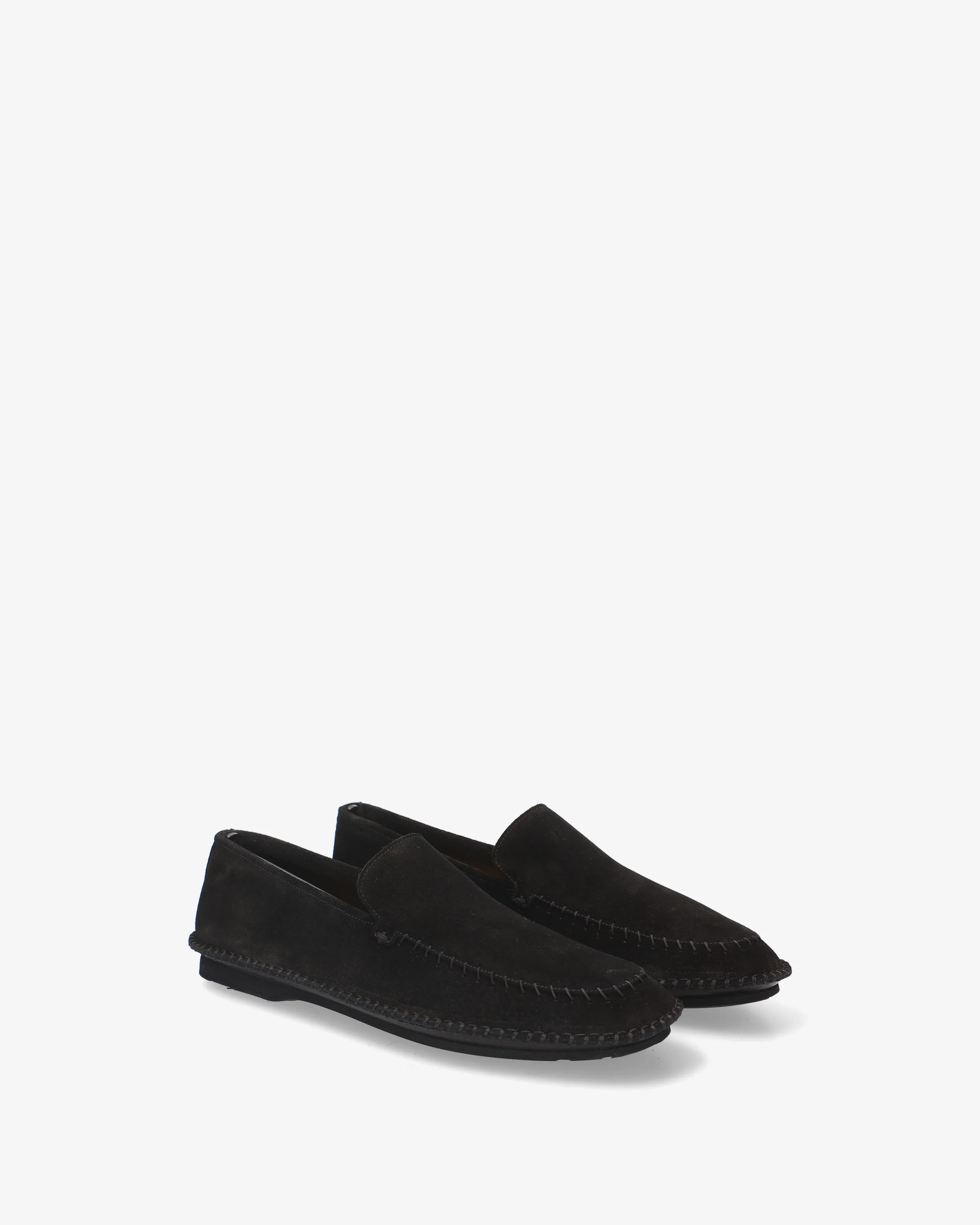 Structured suede loafers - Image 2