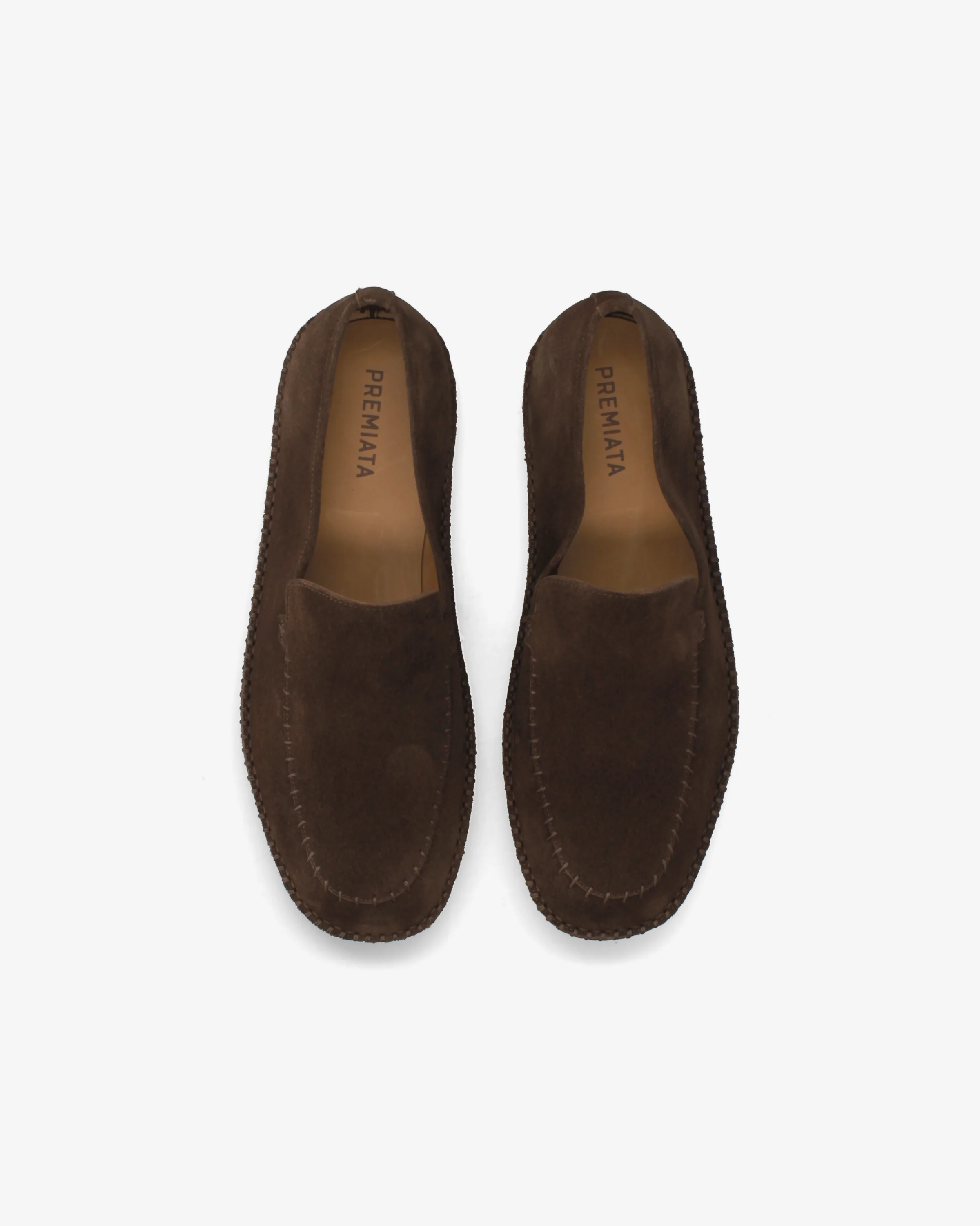 Structured suede loafers - Image 6