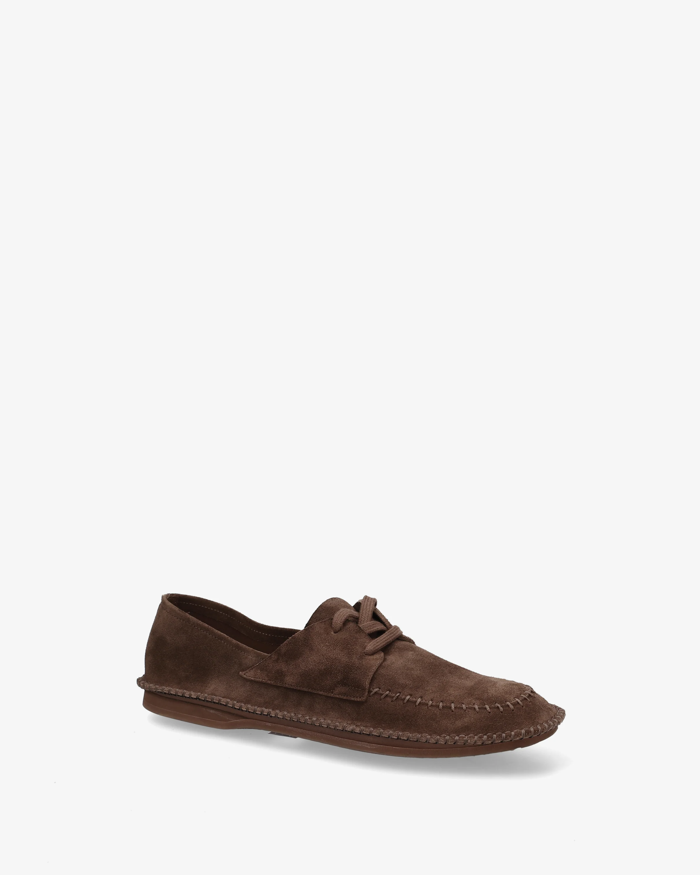 Deconstructed suede lace-up shoe - Image 2