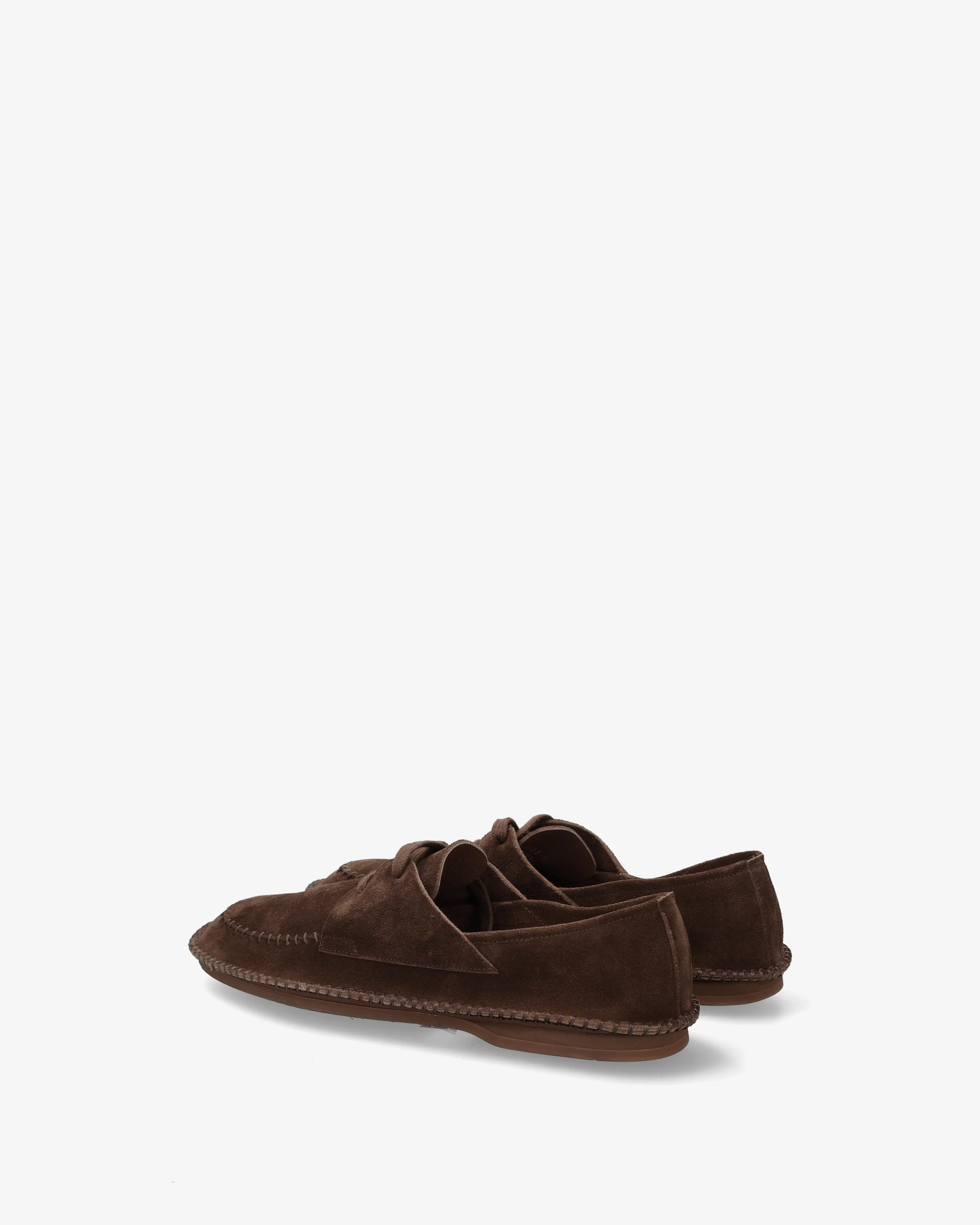 Deconstructed suede lace-up shoe - Image 5