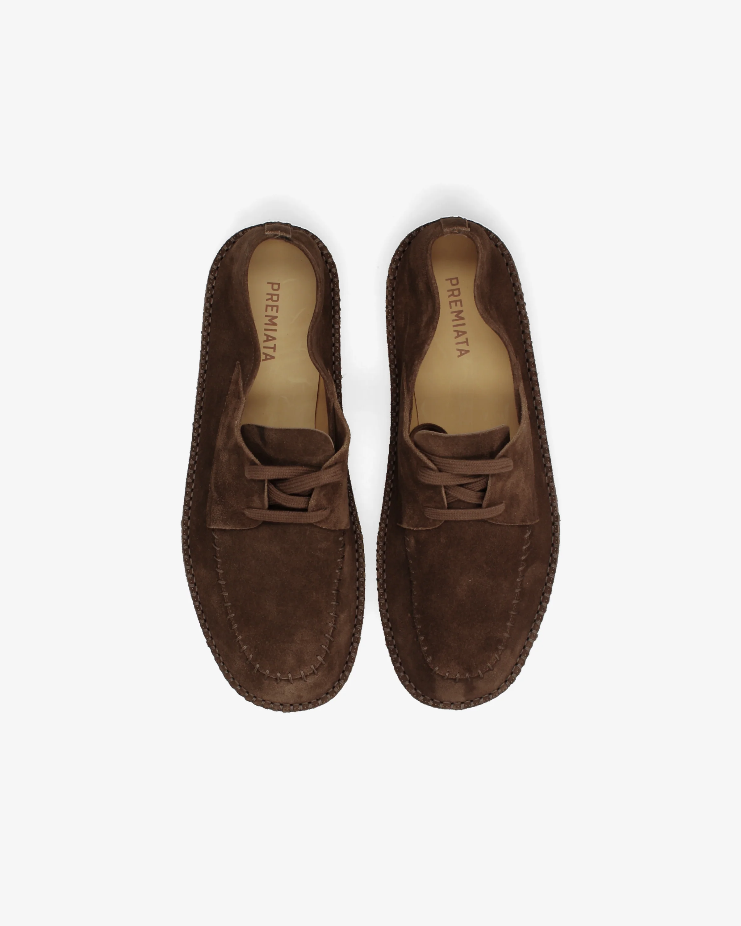 Deconstructed suede lace-up shoe - Image 6