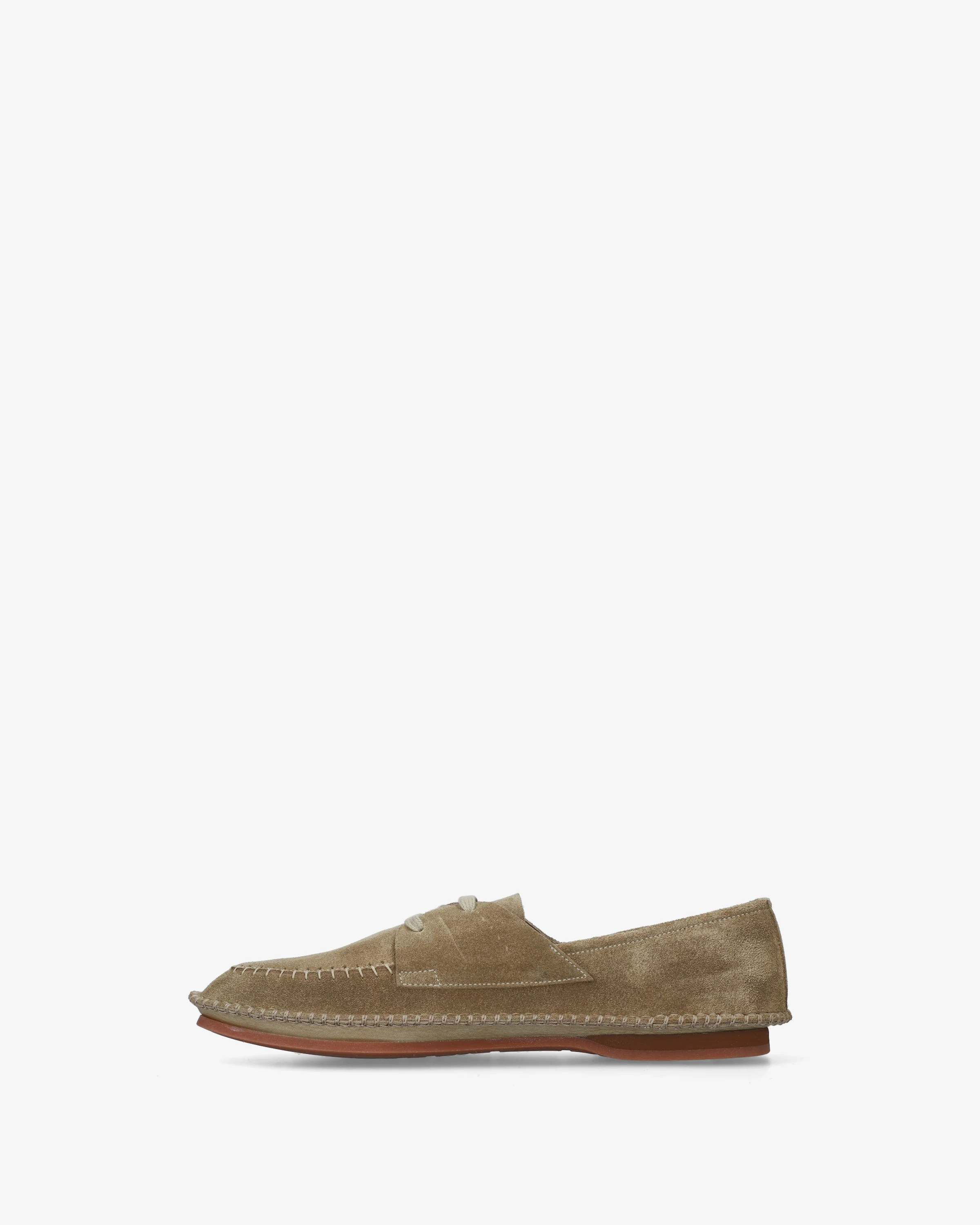 Deconstructed suede lace-up shoe - Image 3