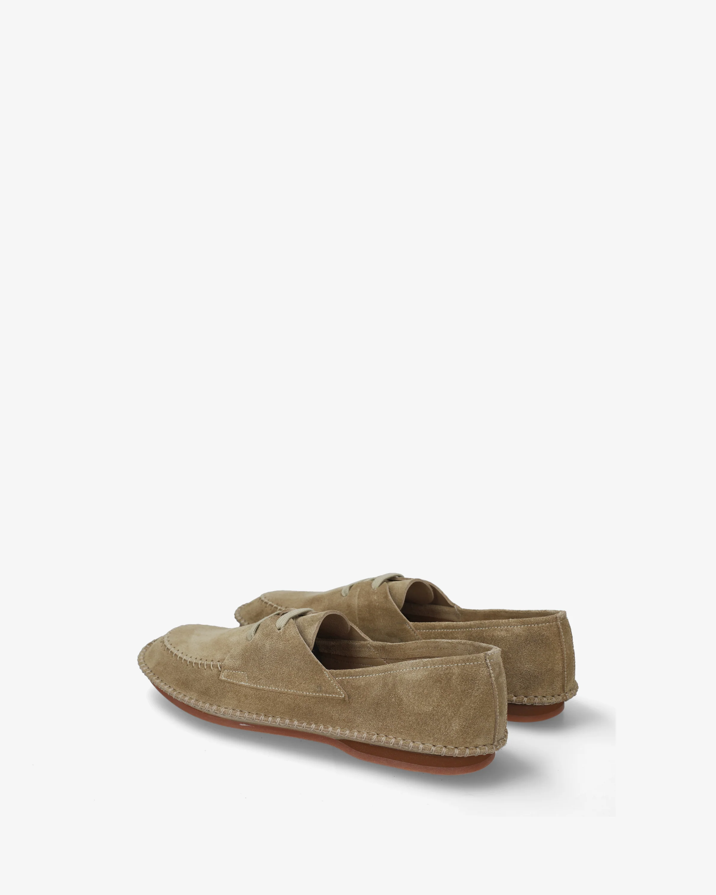 Deconstructed suede lace-up shoe - Image 4