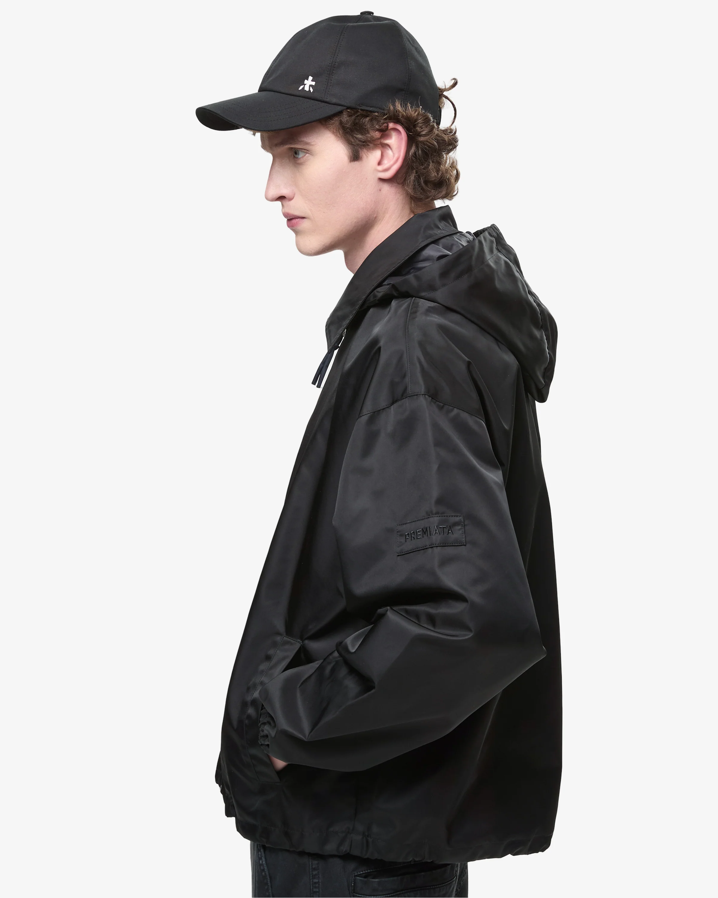 Blouson with Removable Hood Black - Image 5