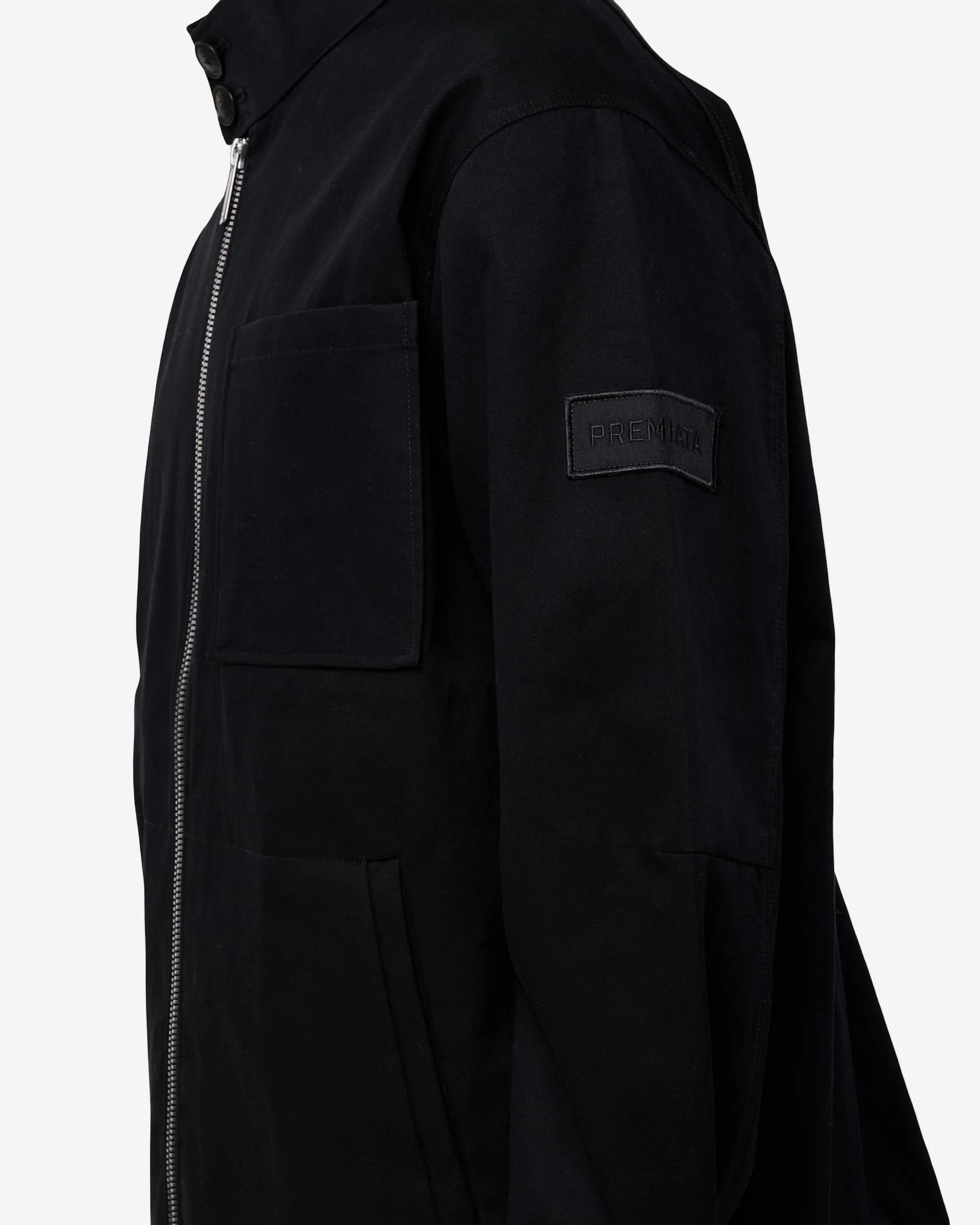 Cotton gabardine bomber jacket - Image 4