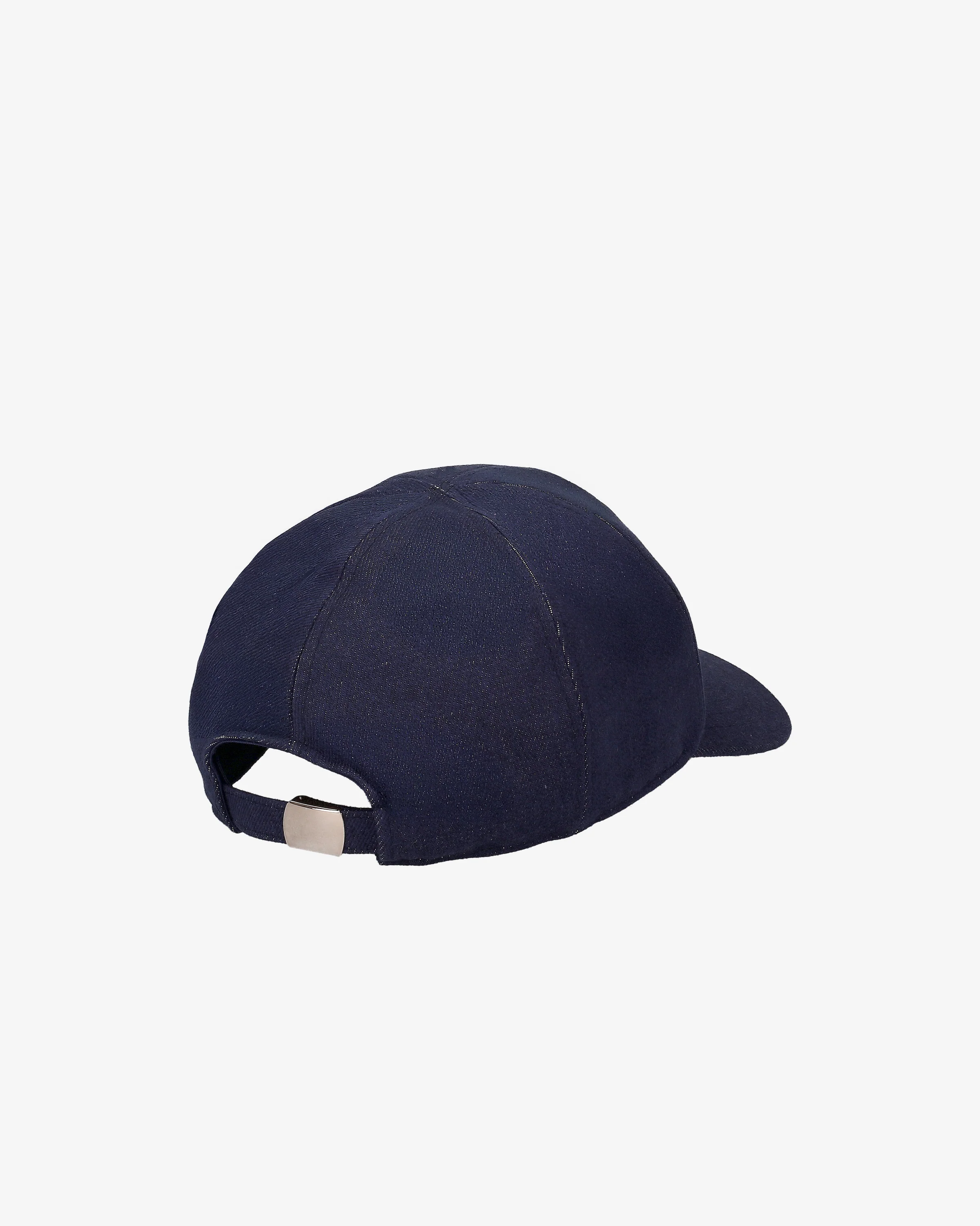 Baseball cap with leather logo - Image 3