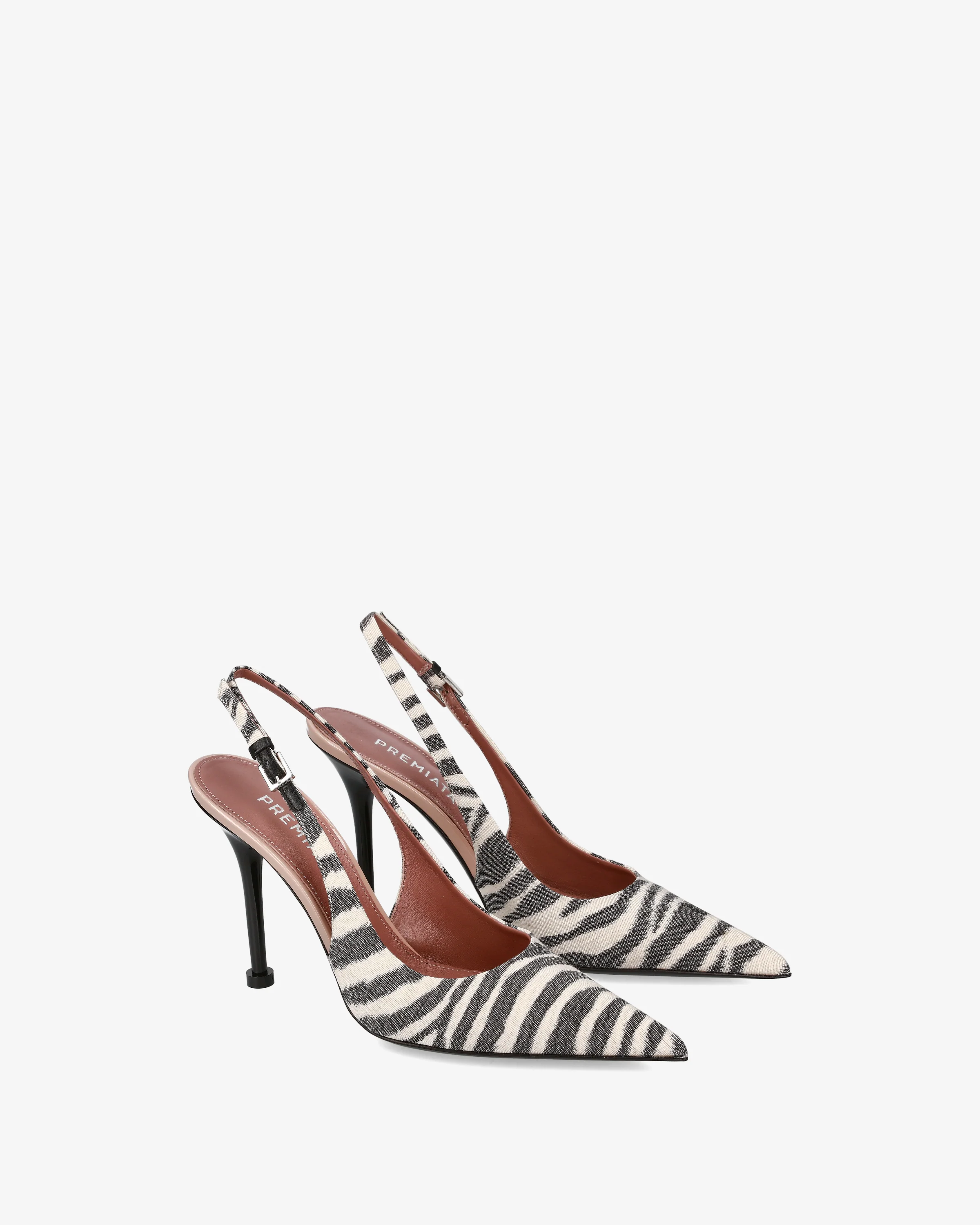 Zebra print slingback pumps - Image 2