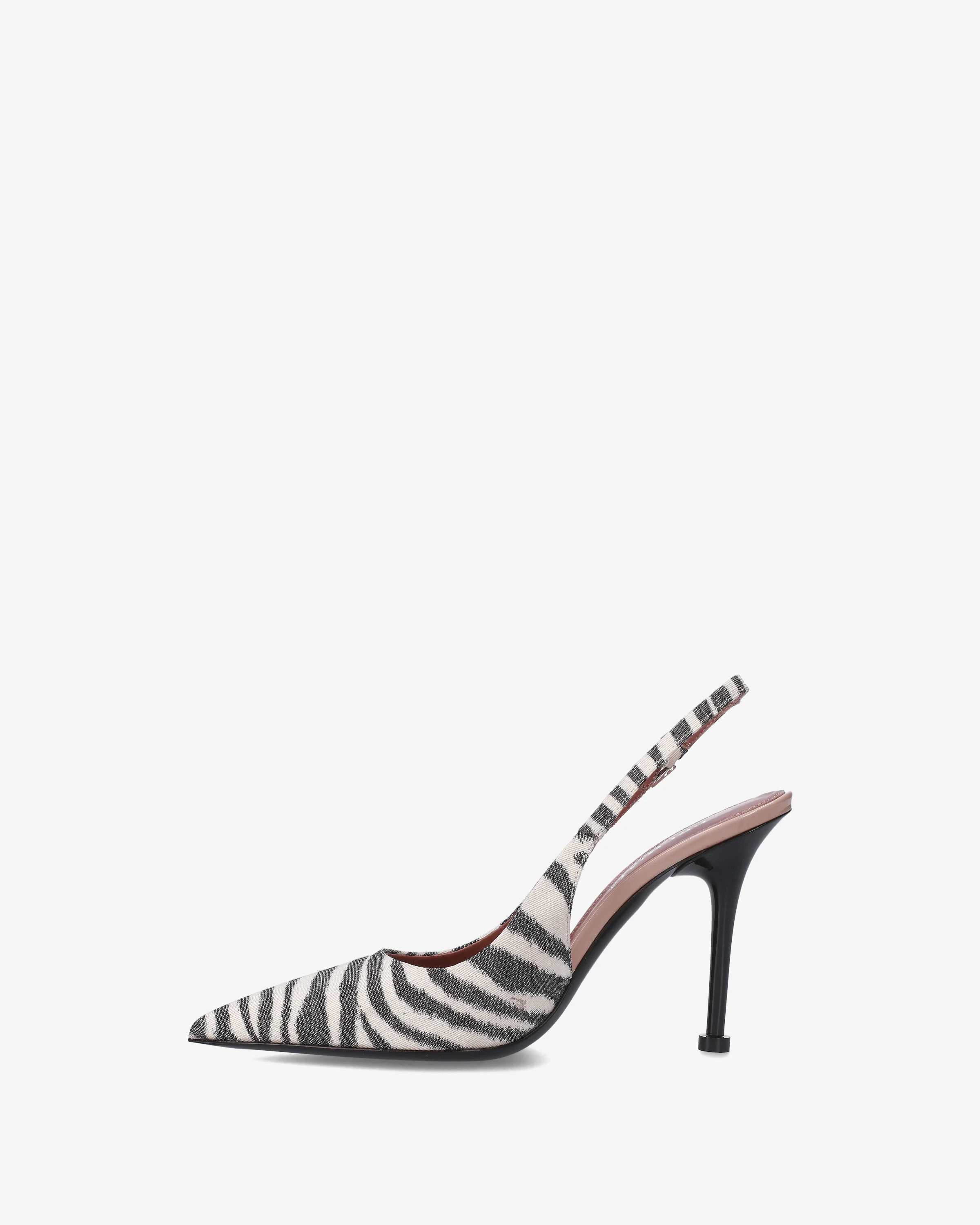 Zebra print slingback pumps - Image 3