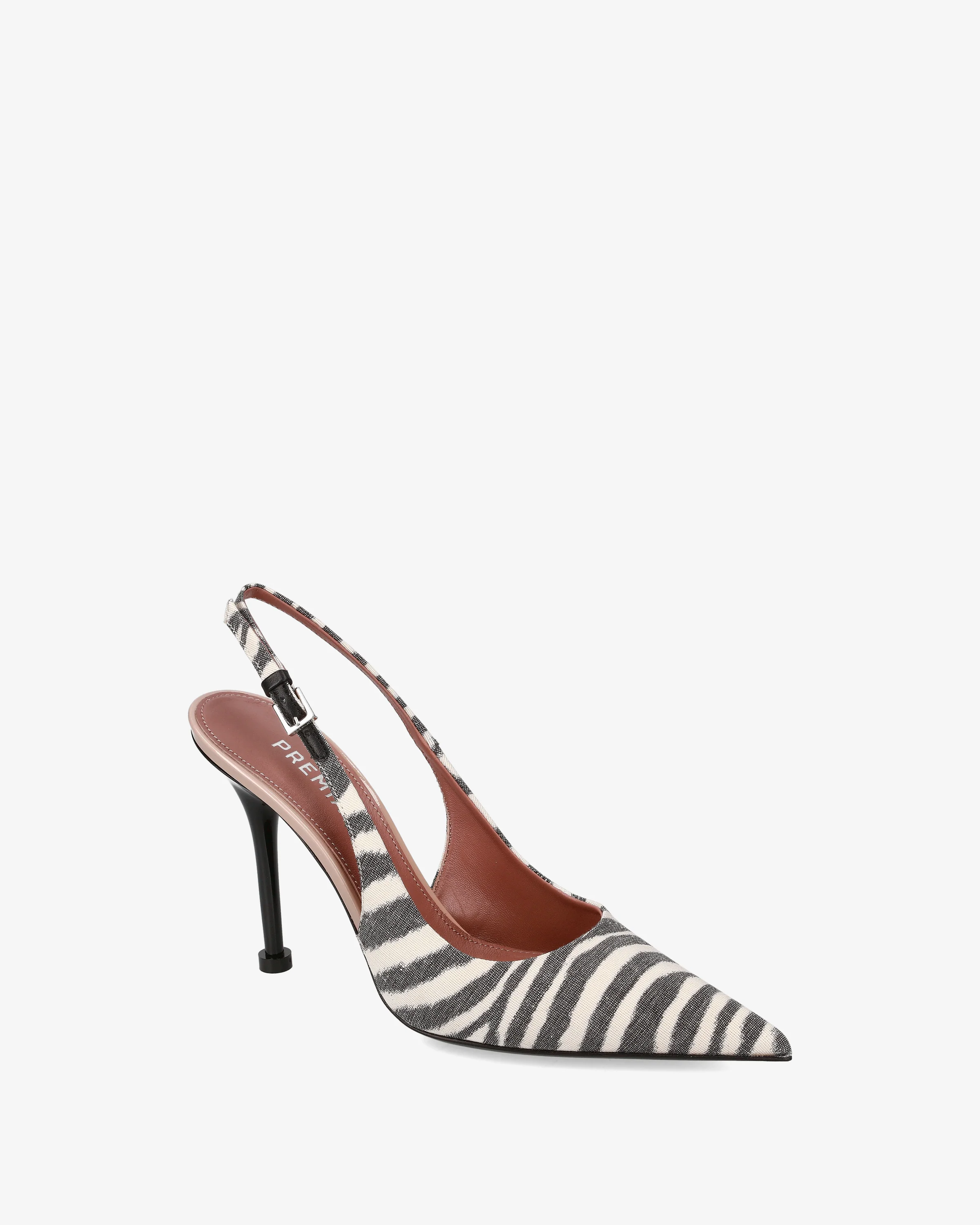 Zebra print slingback pumps - Image 4