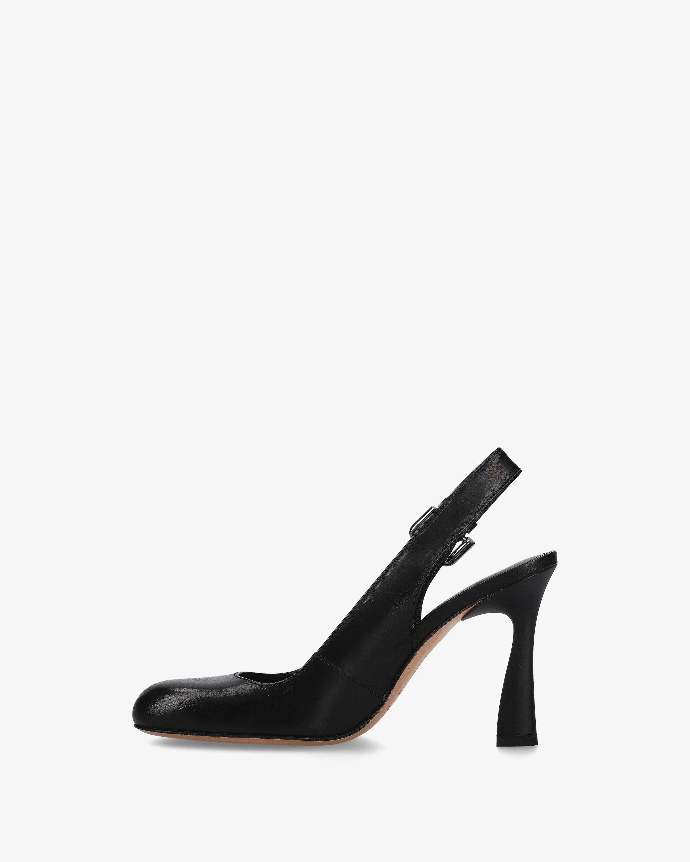 Leather slingback pumps - Image 3