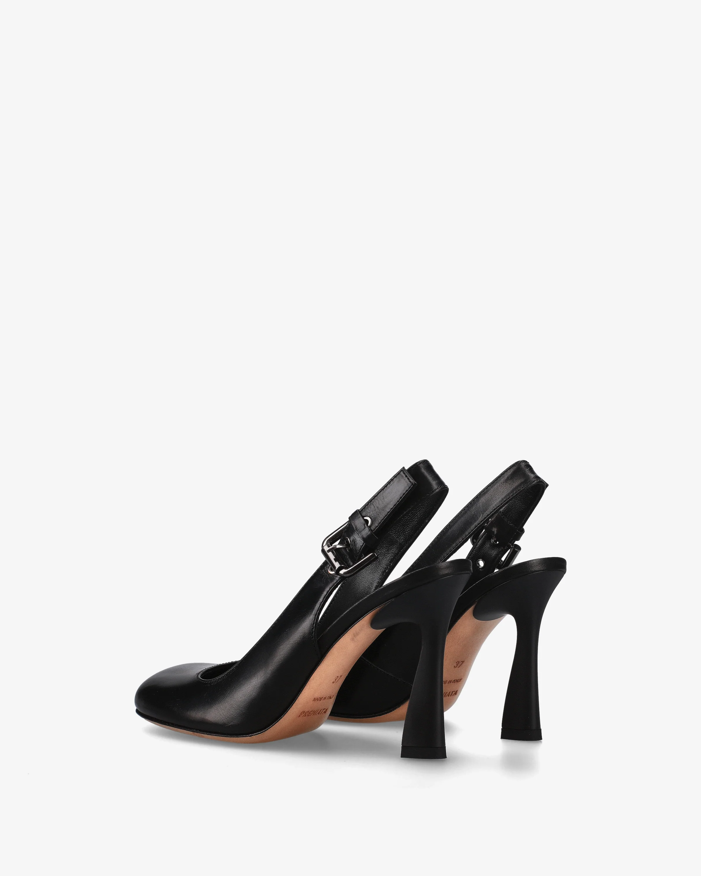 Leather slingback pumps - Image 5