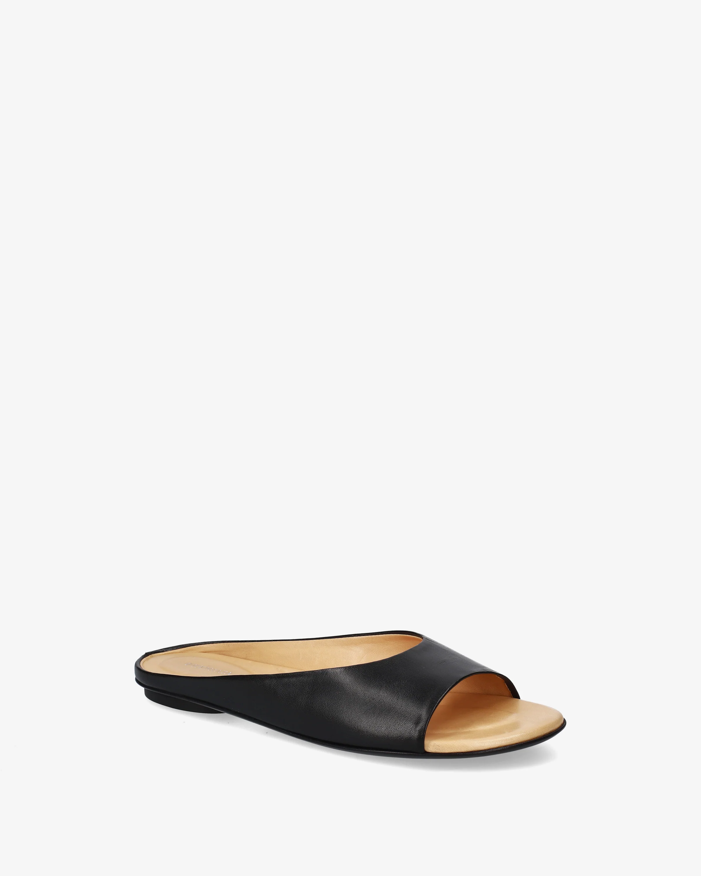 Flat leather sandals - Image 3