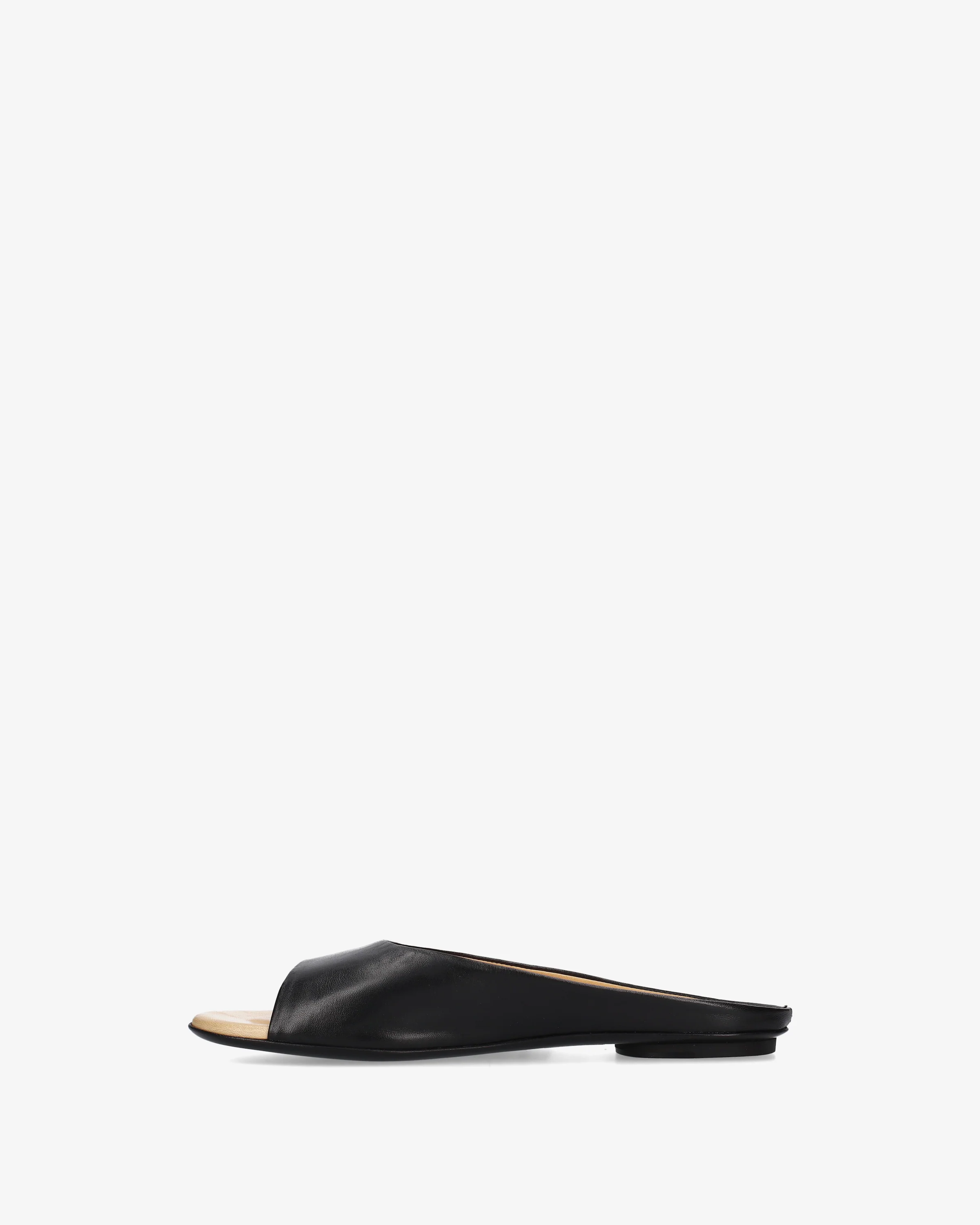Flat leather sandals - Image 4