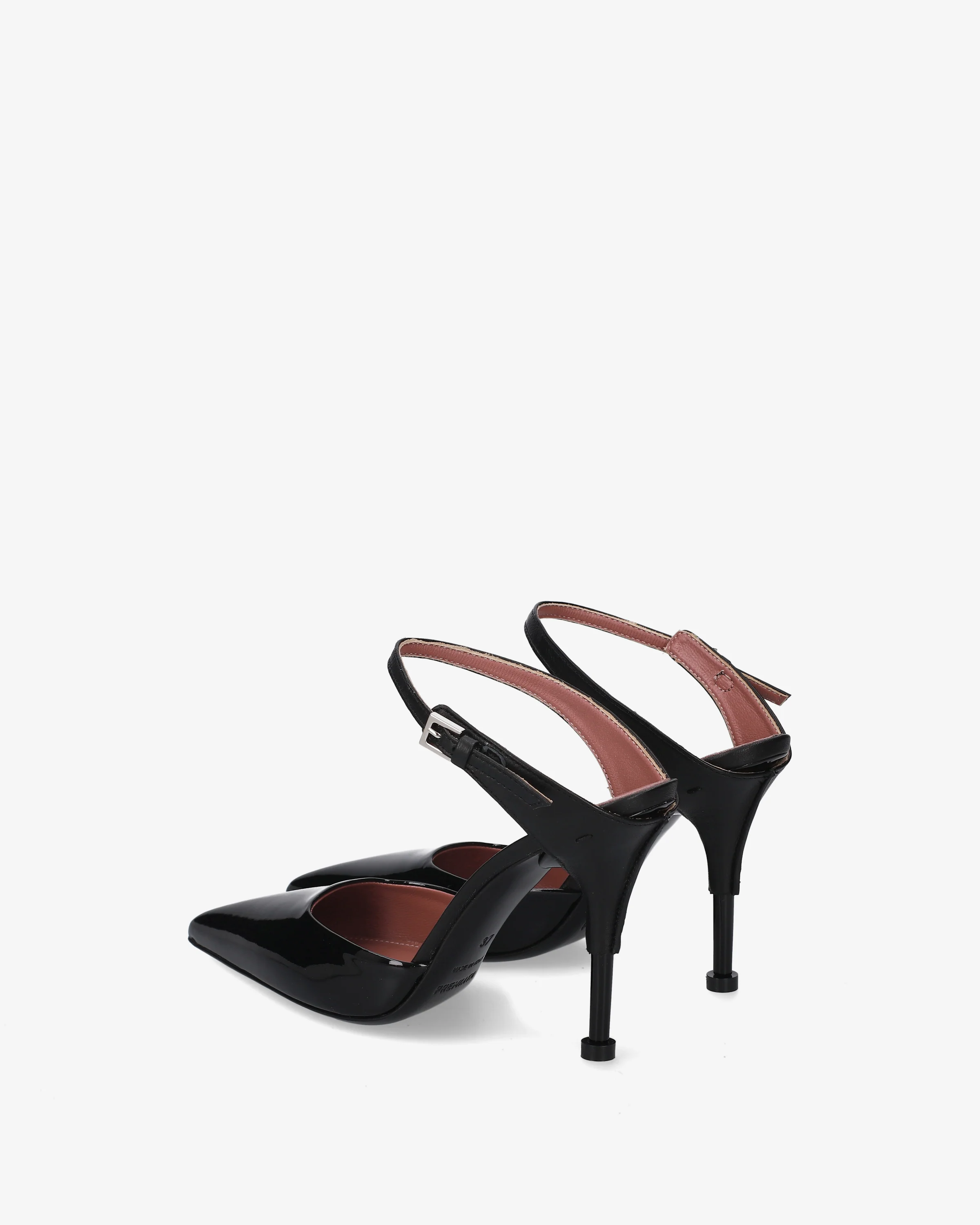 Décolleté slingback in vernice - Image 5