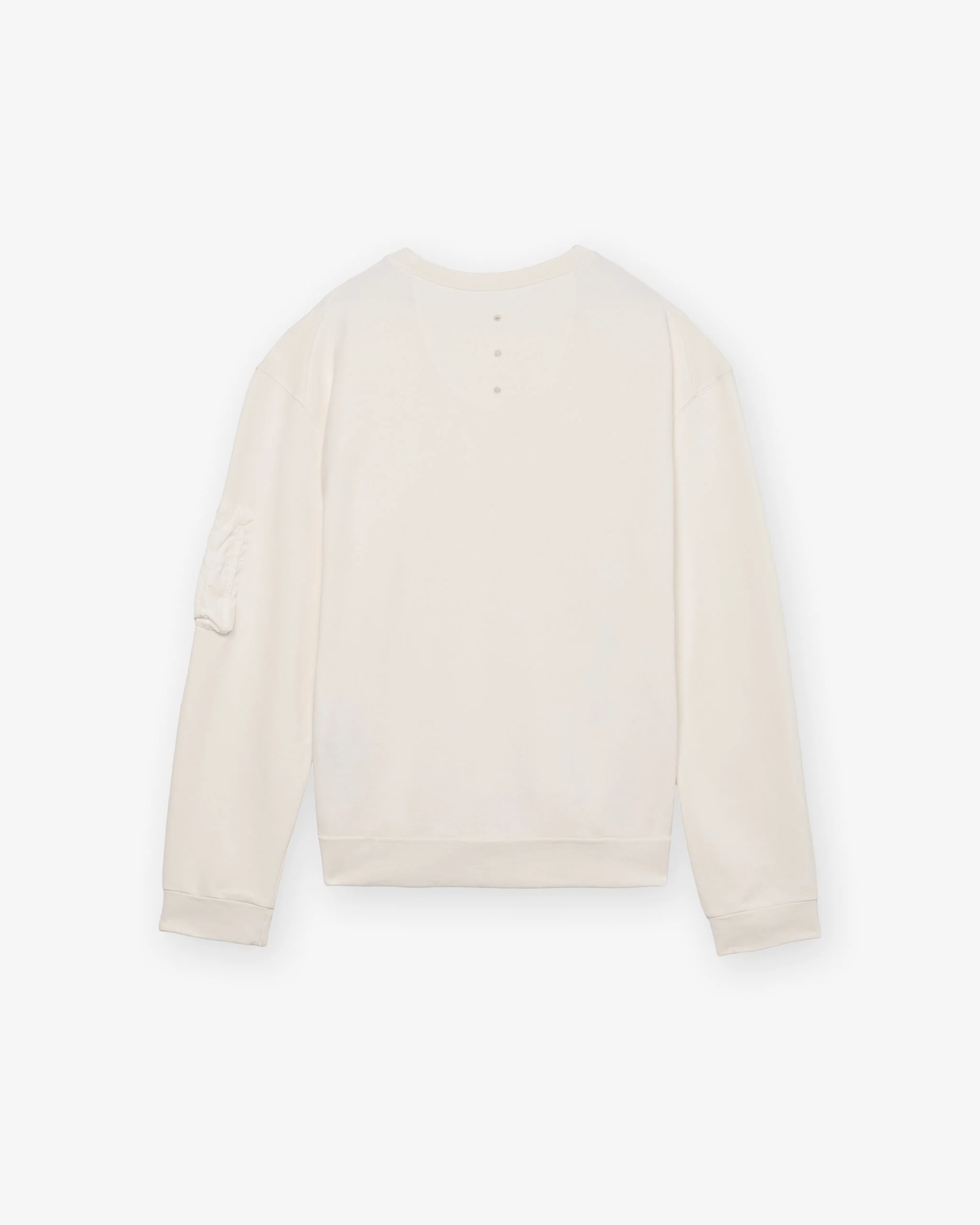Cotton sweatshirt with nylon detailing - Image 5