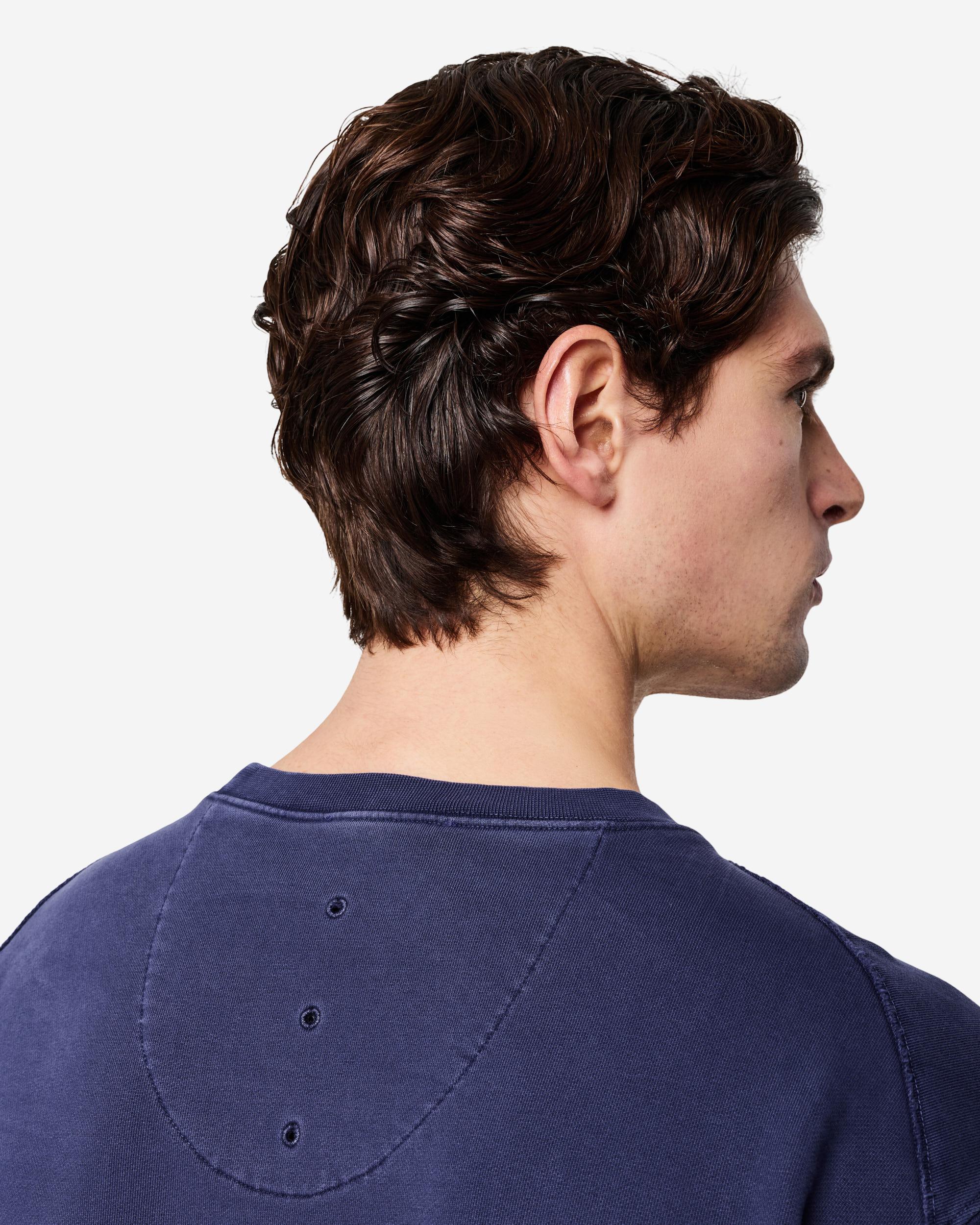 Cotton sweatshirt with nylon detailing - Image 6