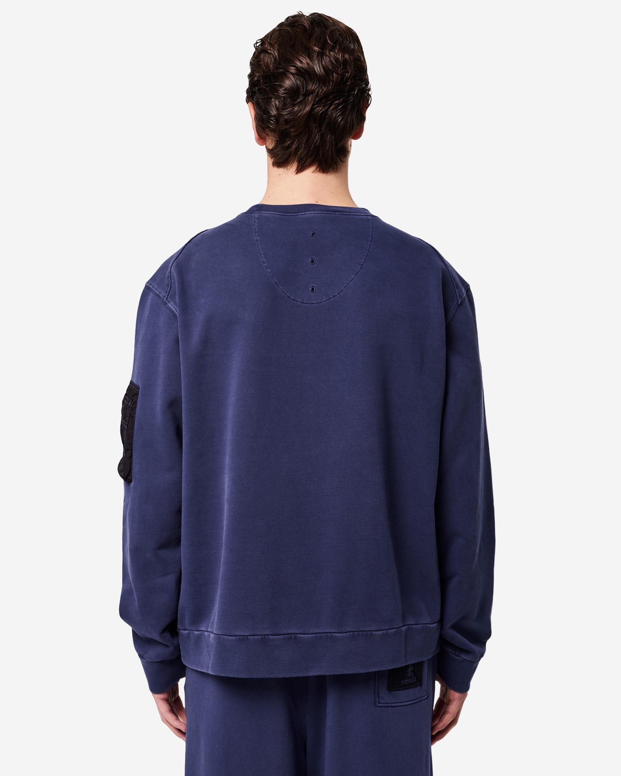 Cotton sweatshirt with nylon detailing - Image 7