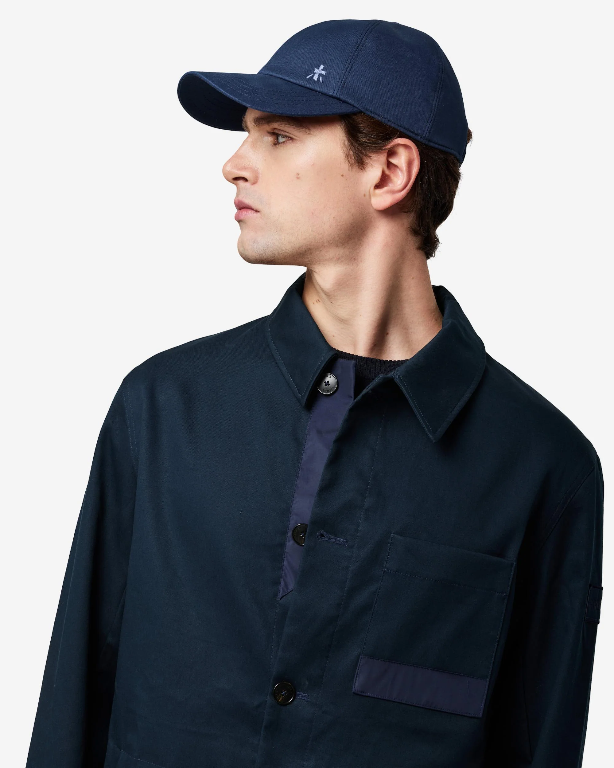 Cotton gabardine shirt jacket - Image 3