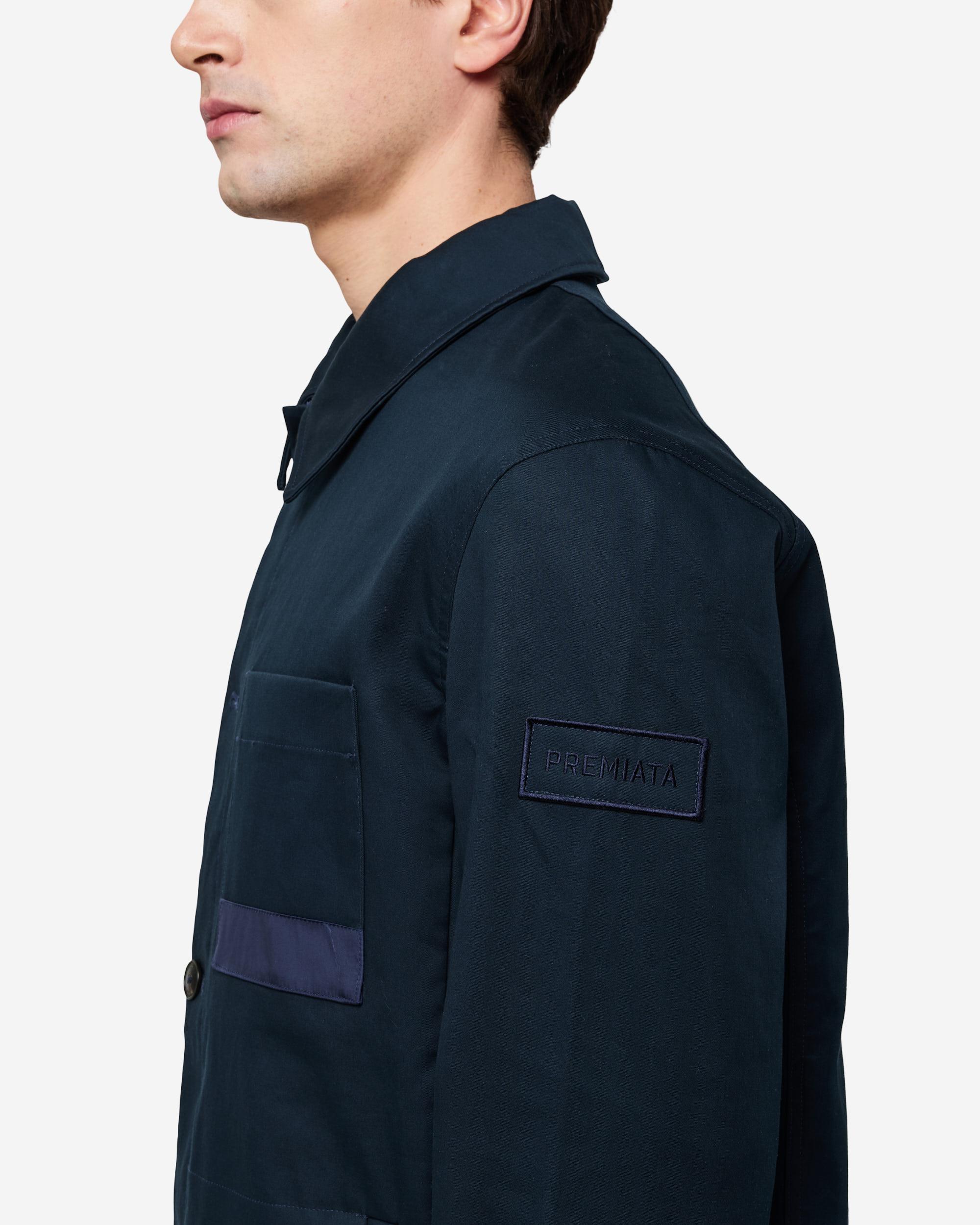 Cotton gabardine shirt jacket - Image 4