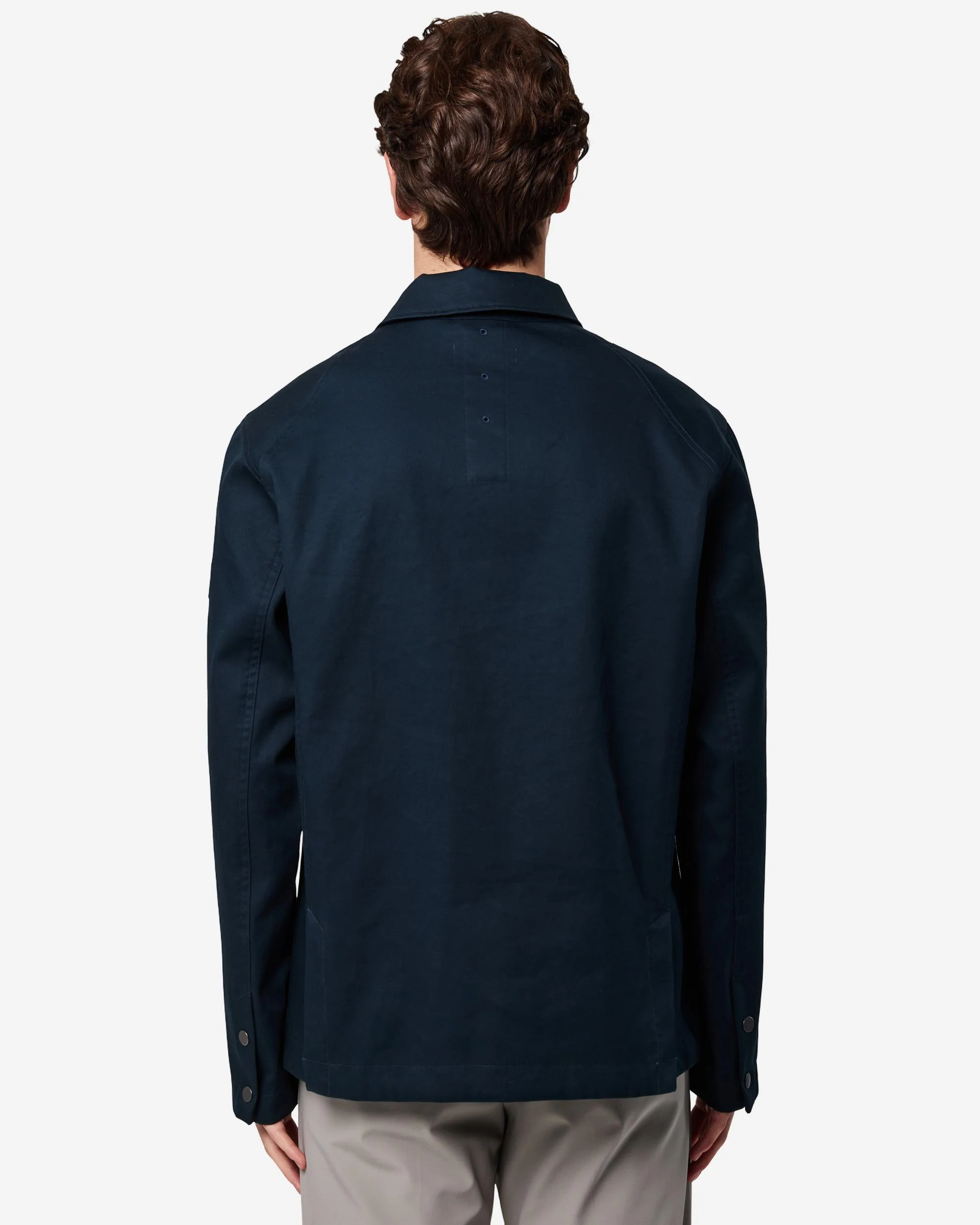 Cotton gabardine shirt jacket - Image 6