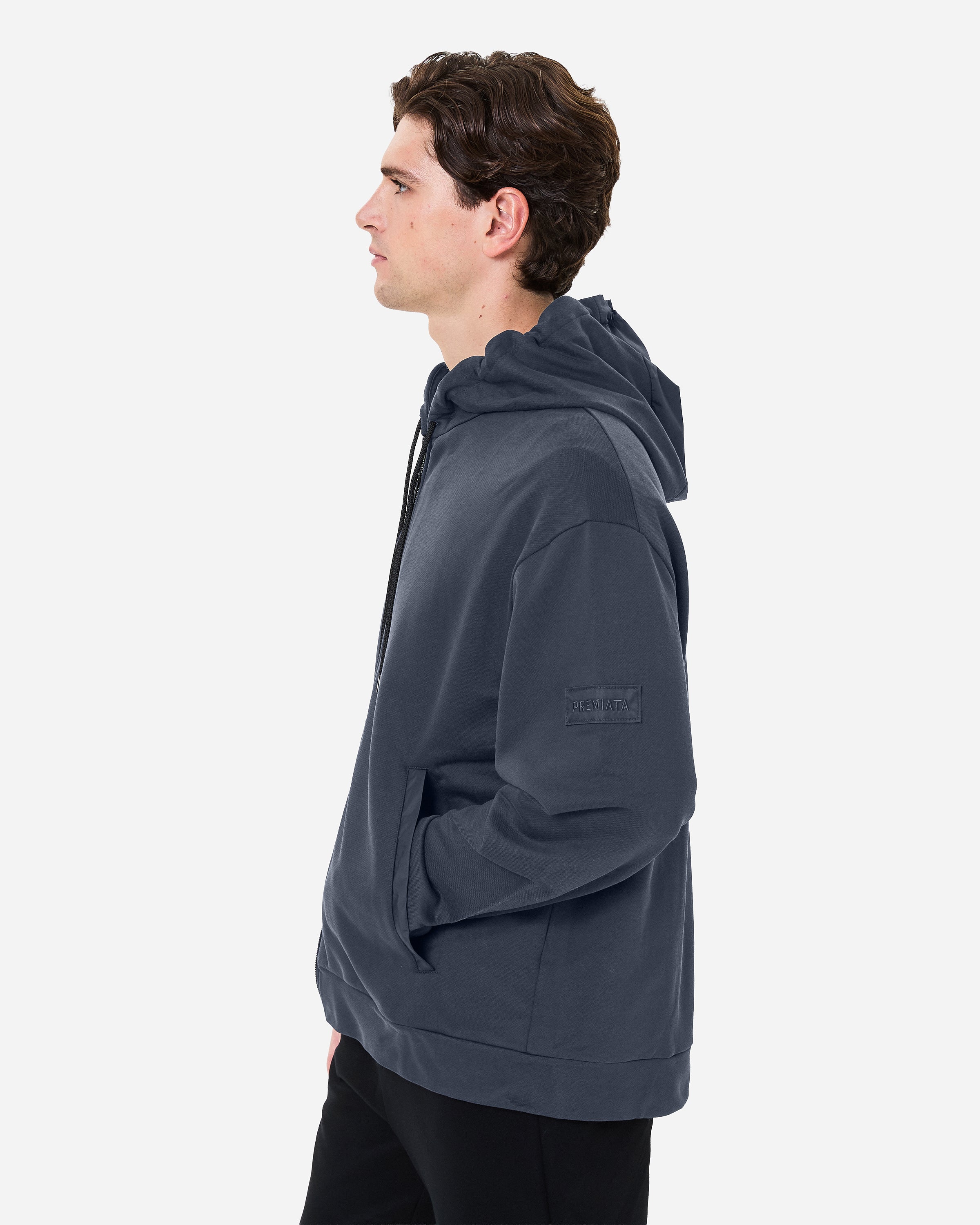 Cotton and nylon hoodie - Image 5