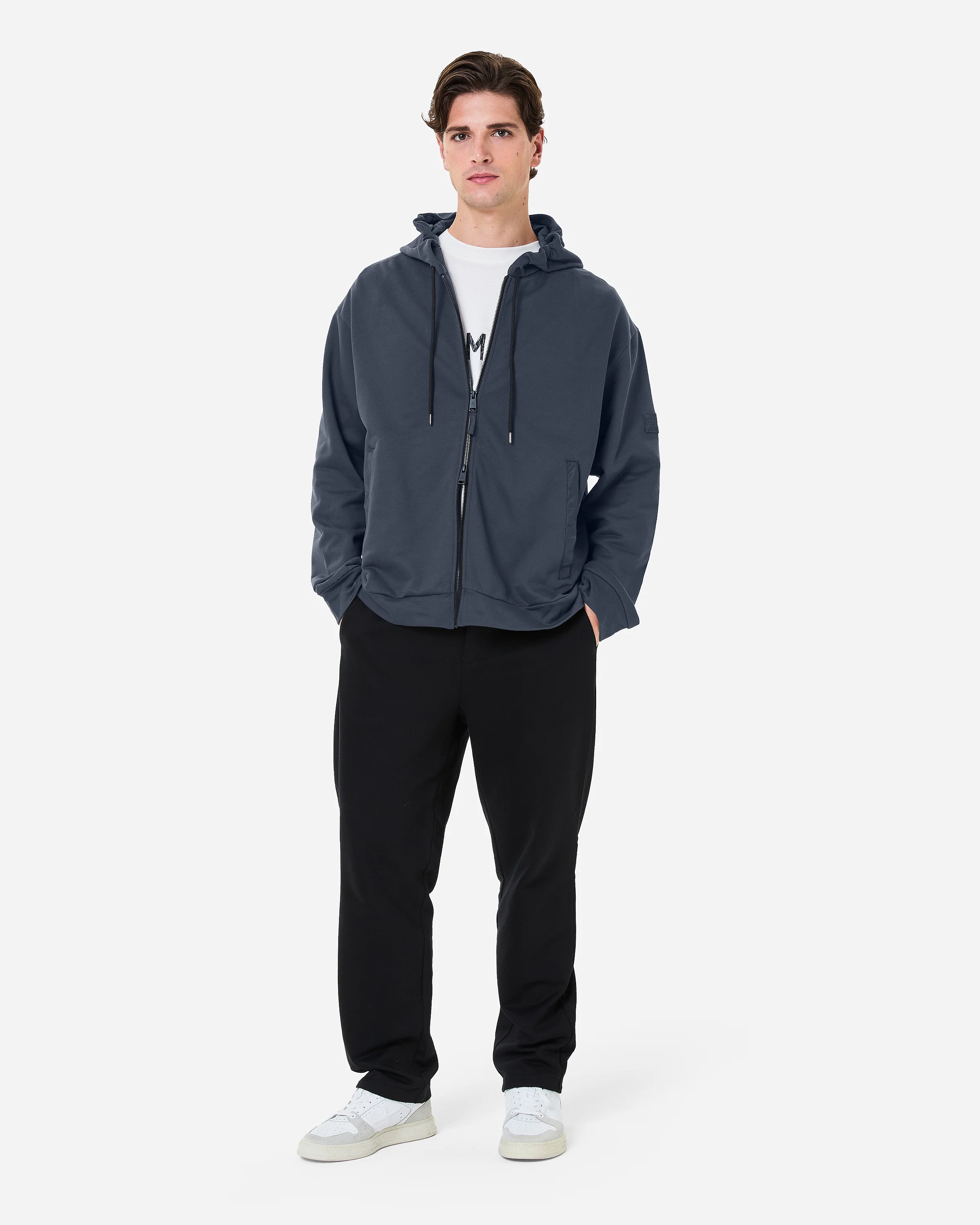 Cotton and nylon hoodie - Image 7