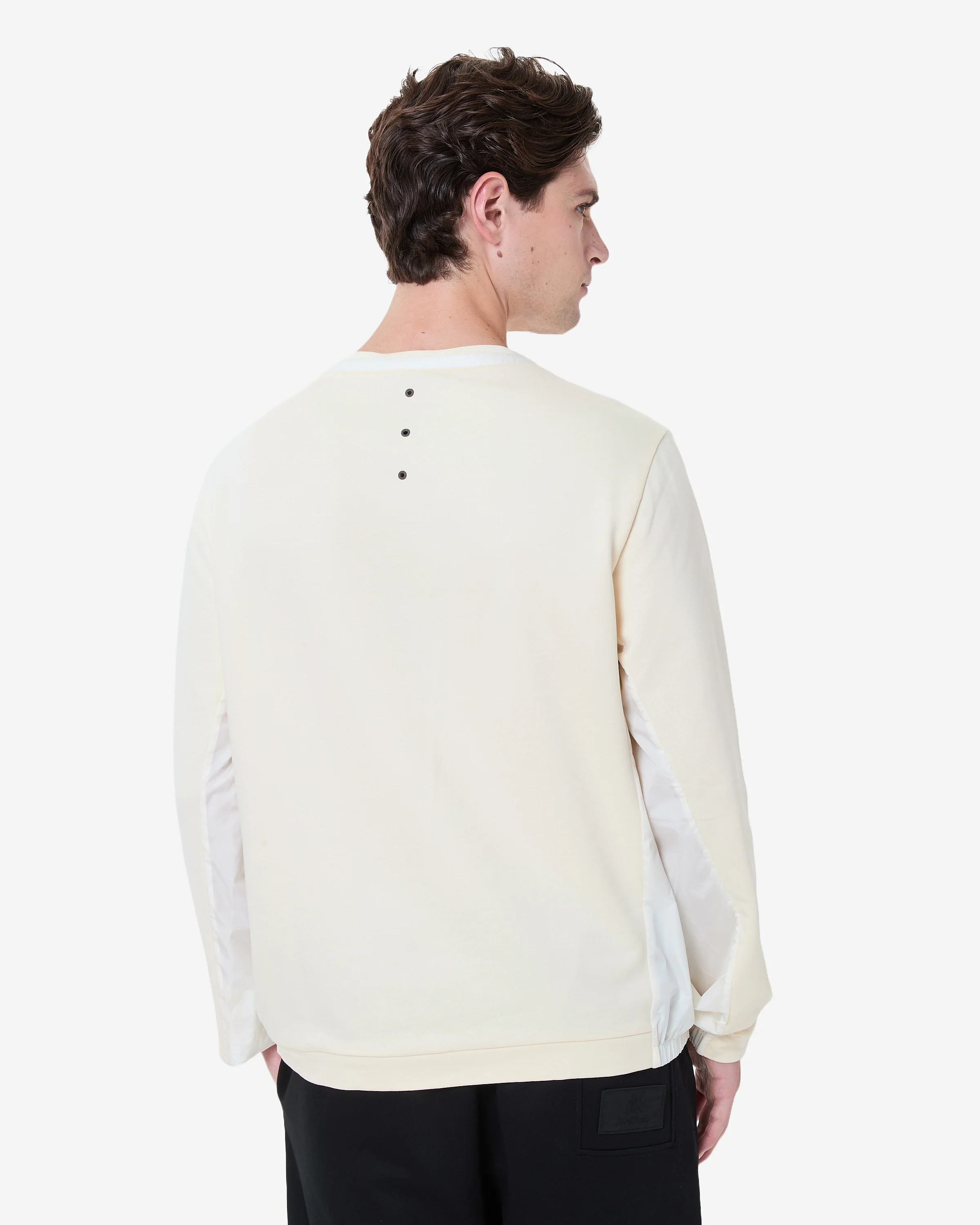 Crew neck sweatshirt with nylon details - Image 6