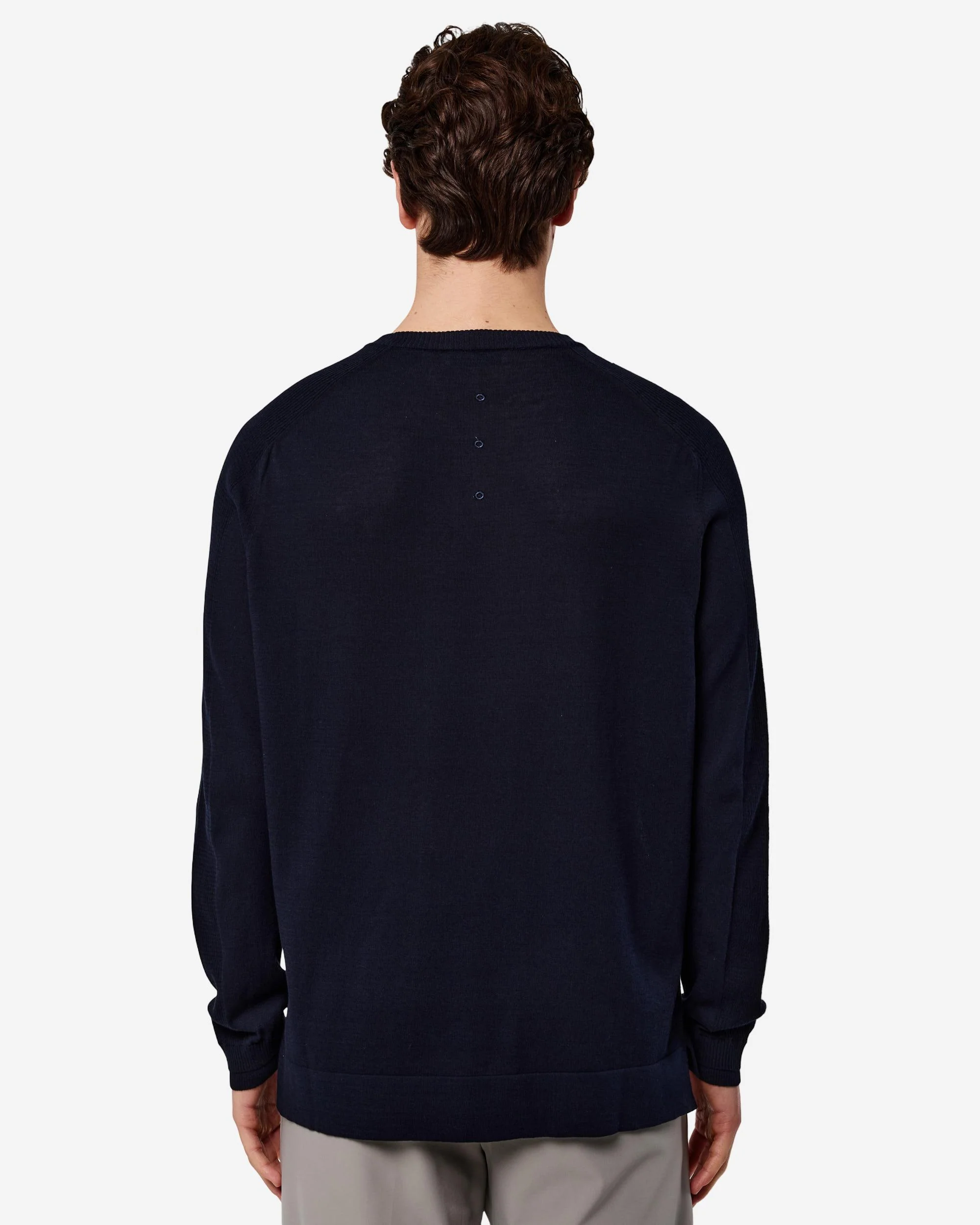 Cotton crew neck sweater - Image 4