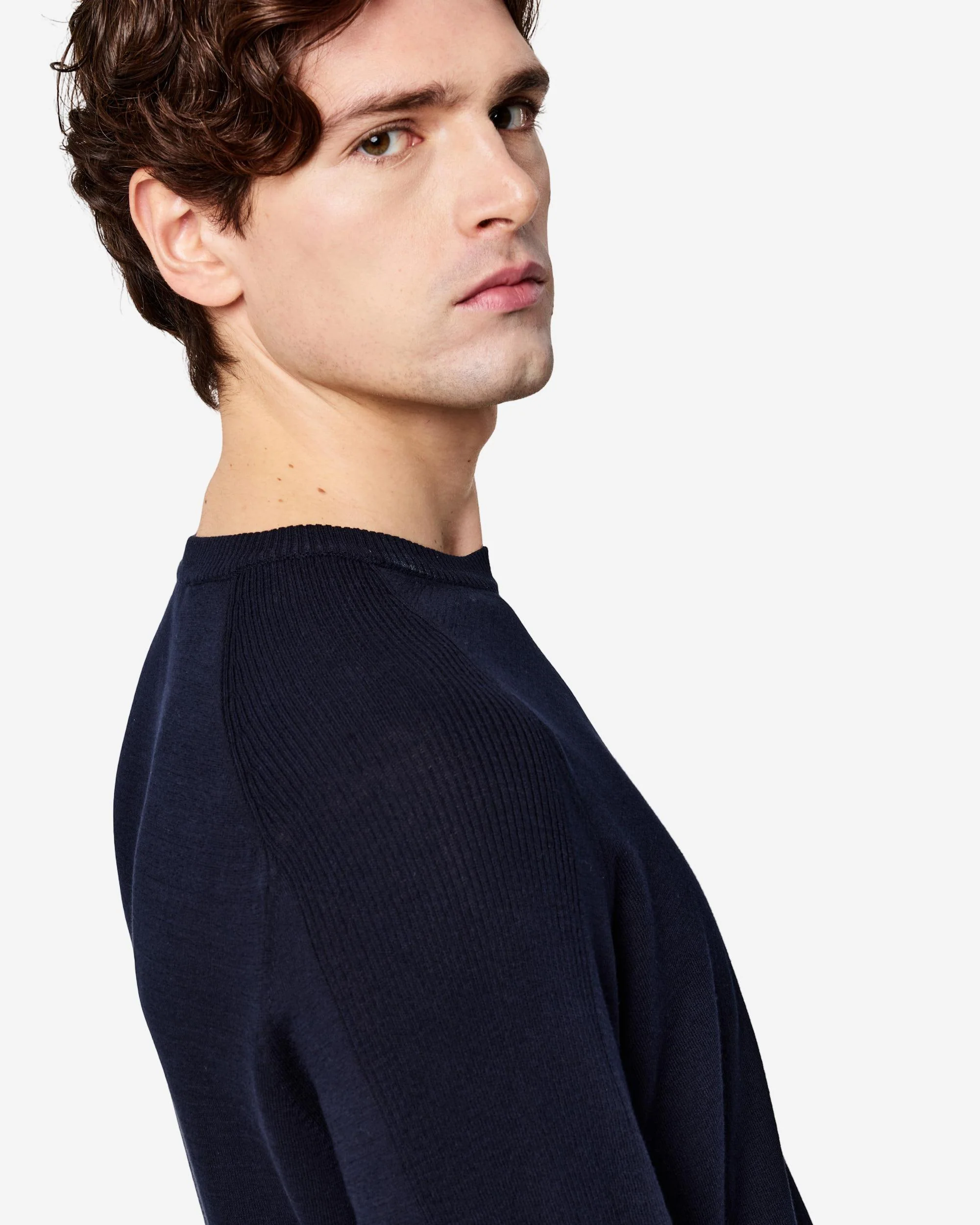 Cotton crew neck sweater - Image 7