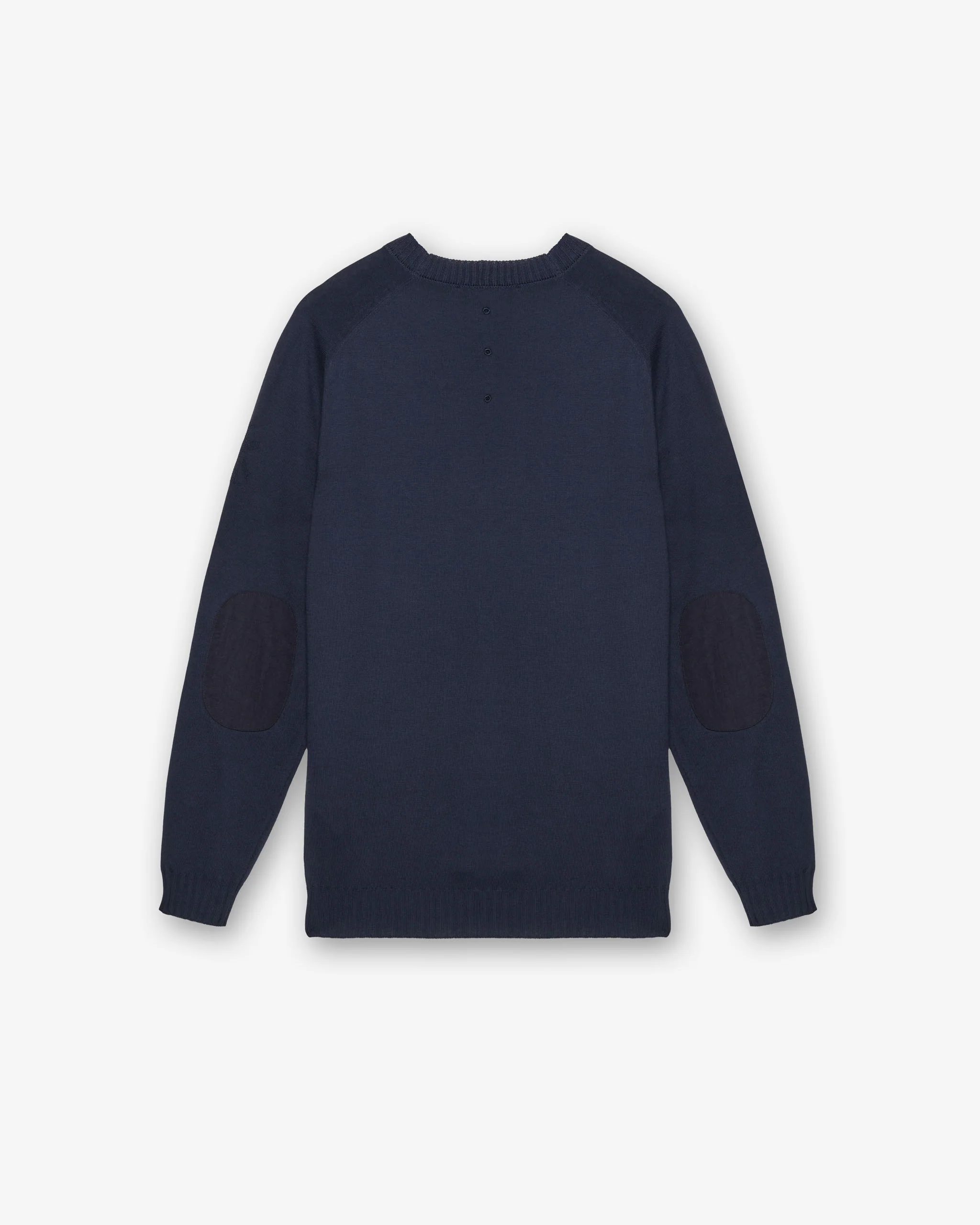 Crew-neck cotton sweater with nylon details - Image 7