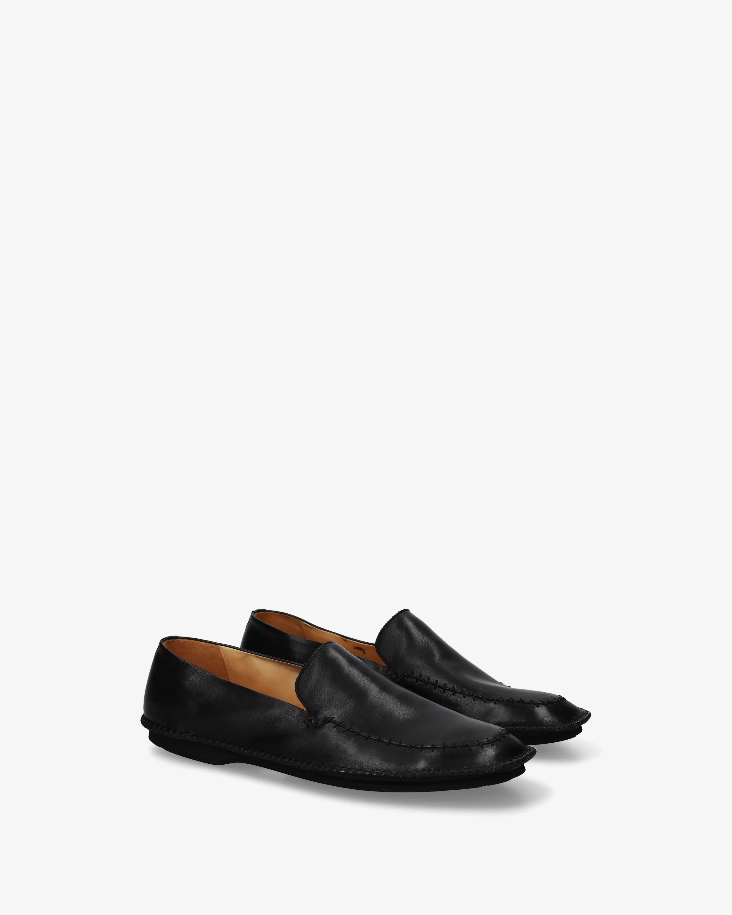 Structured leather loafers - Image 4