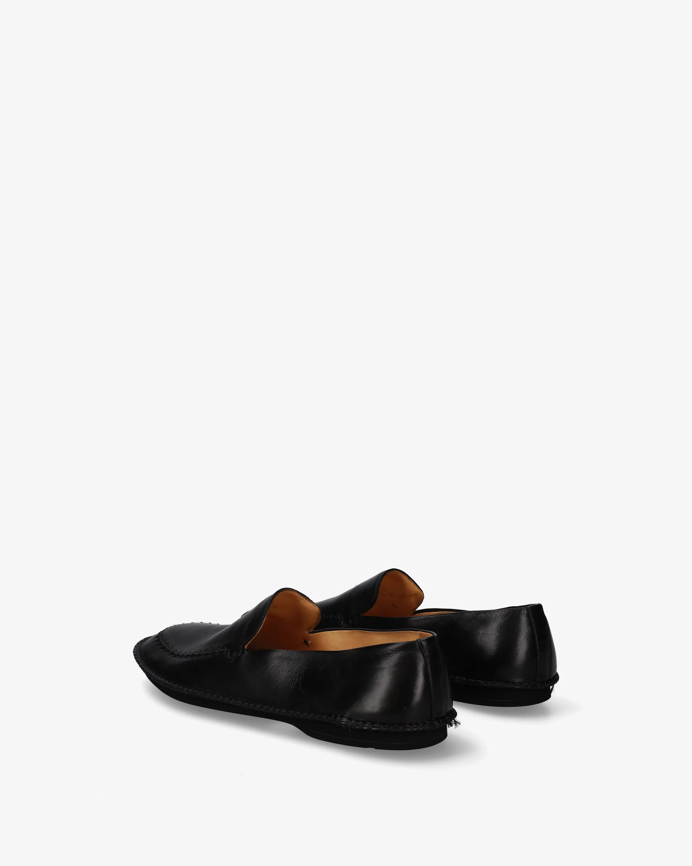 Structured leather loafers - Image 5