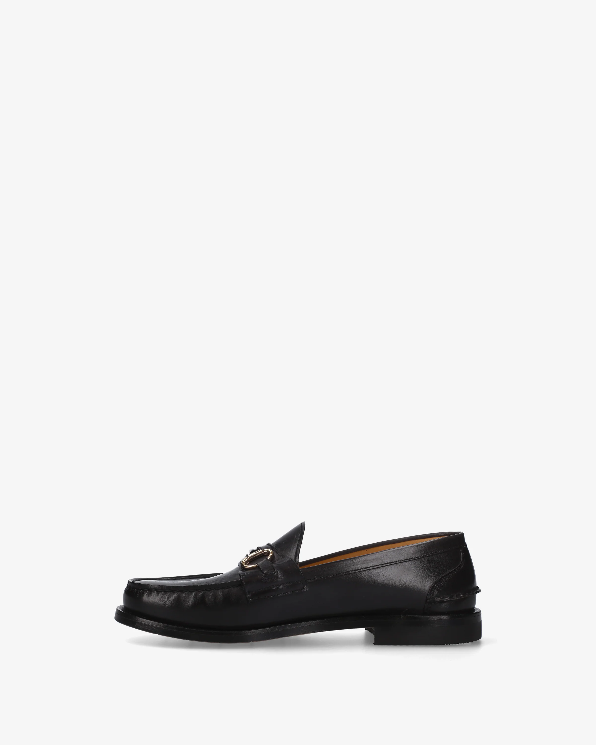 Leather loafers with buckle - Image 4