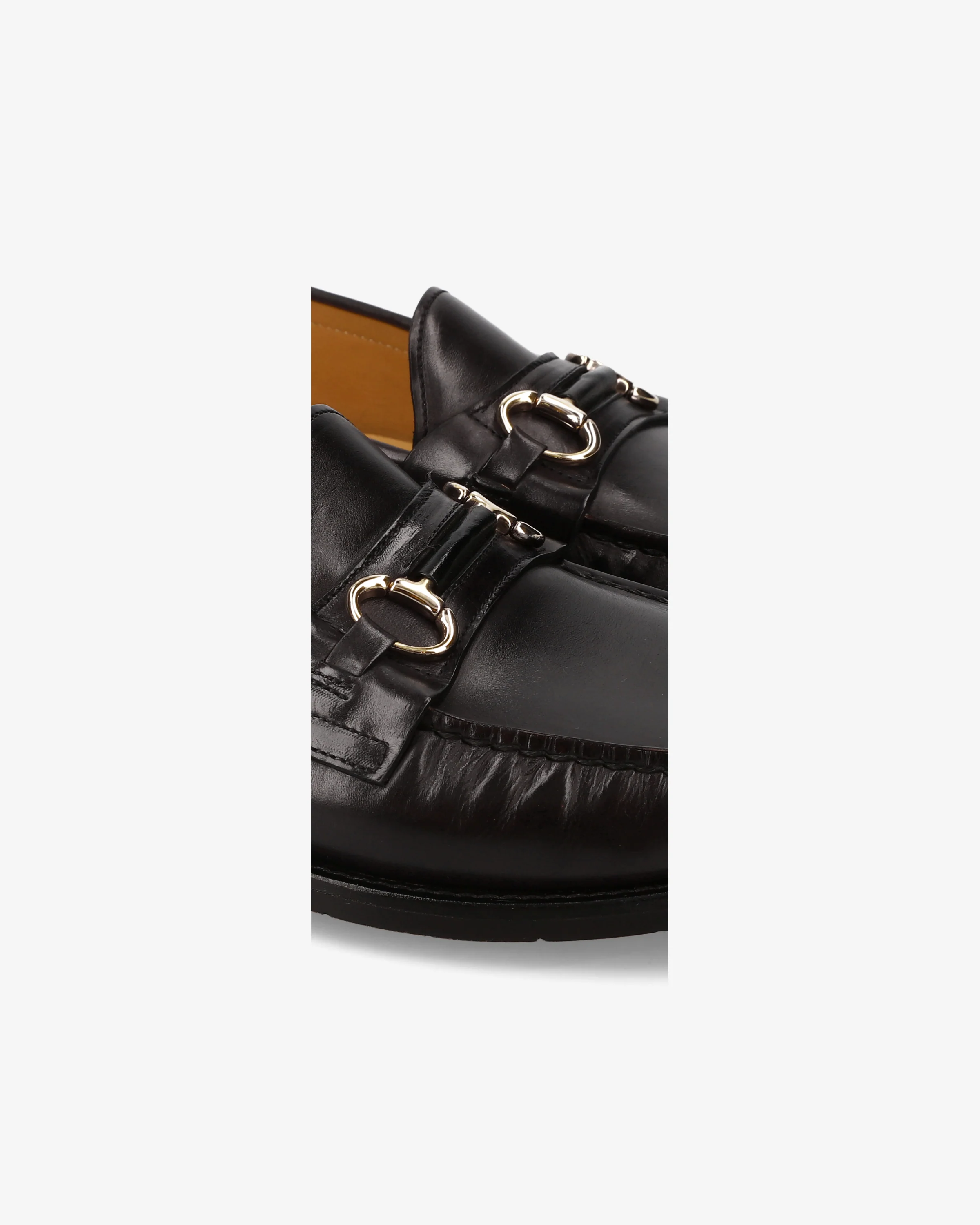 Leather loafers with buckle - Image 6