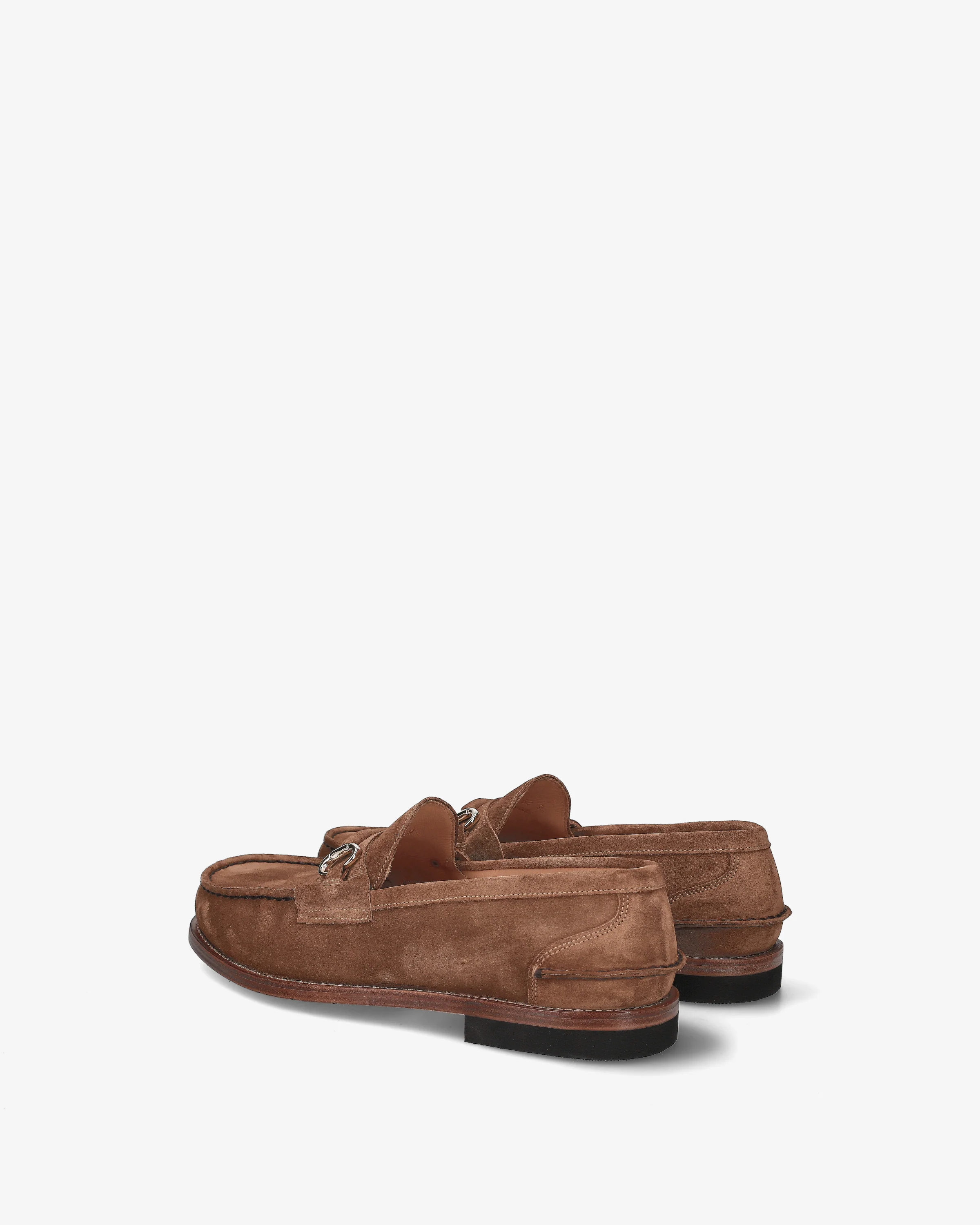 Suede loafers with buckle - Image 5