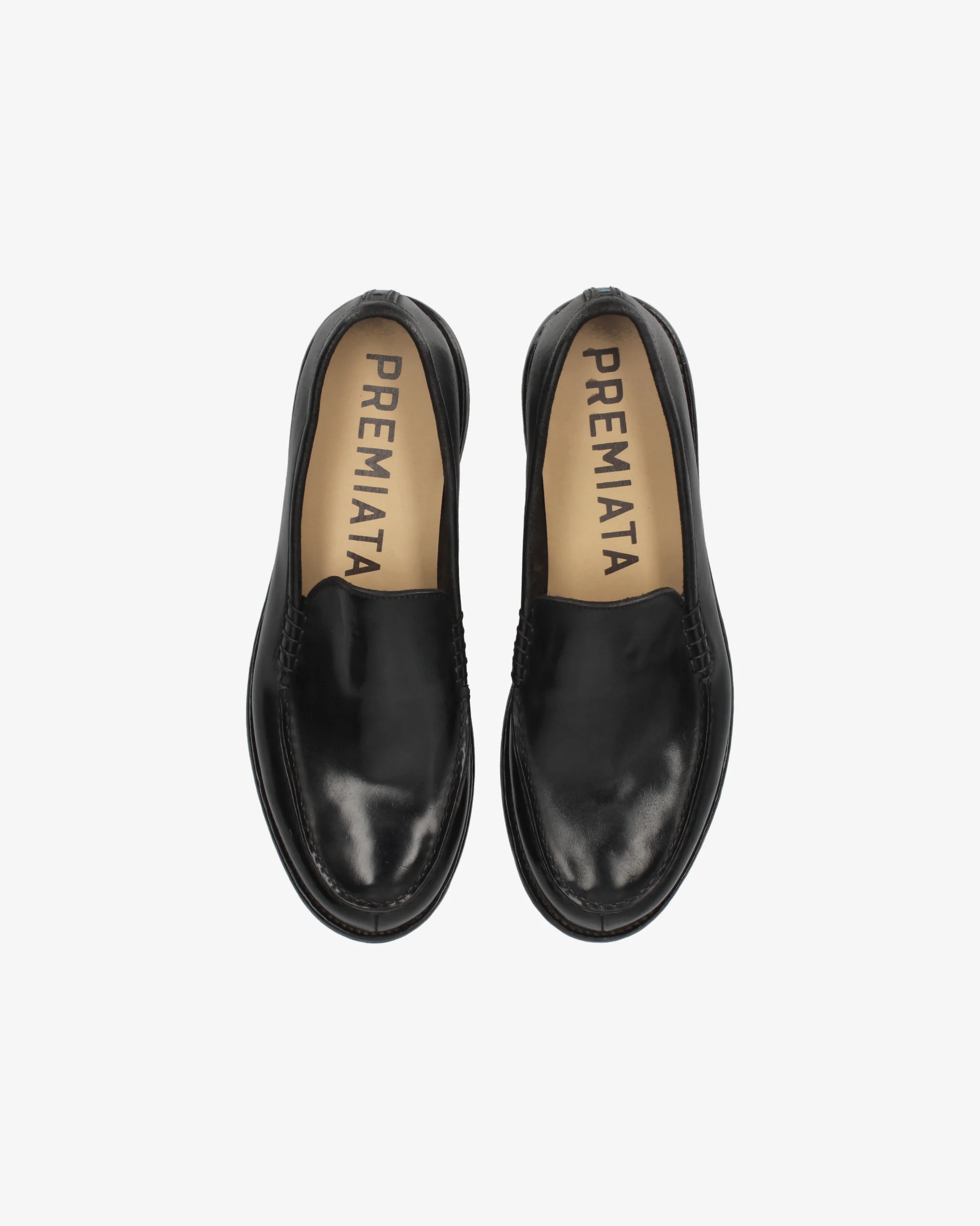 Black Horse Leather Loafer with Leather Sole - Image 6