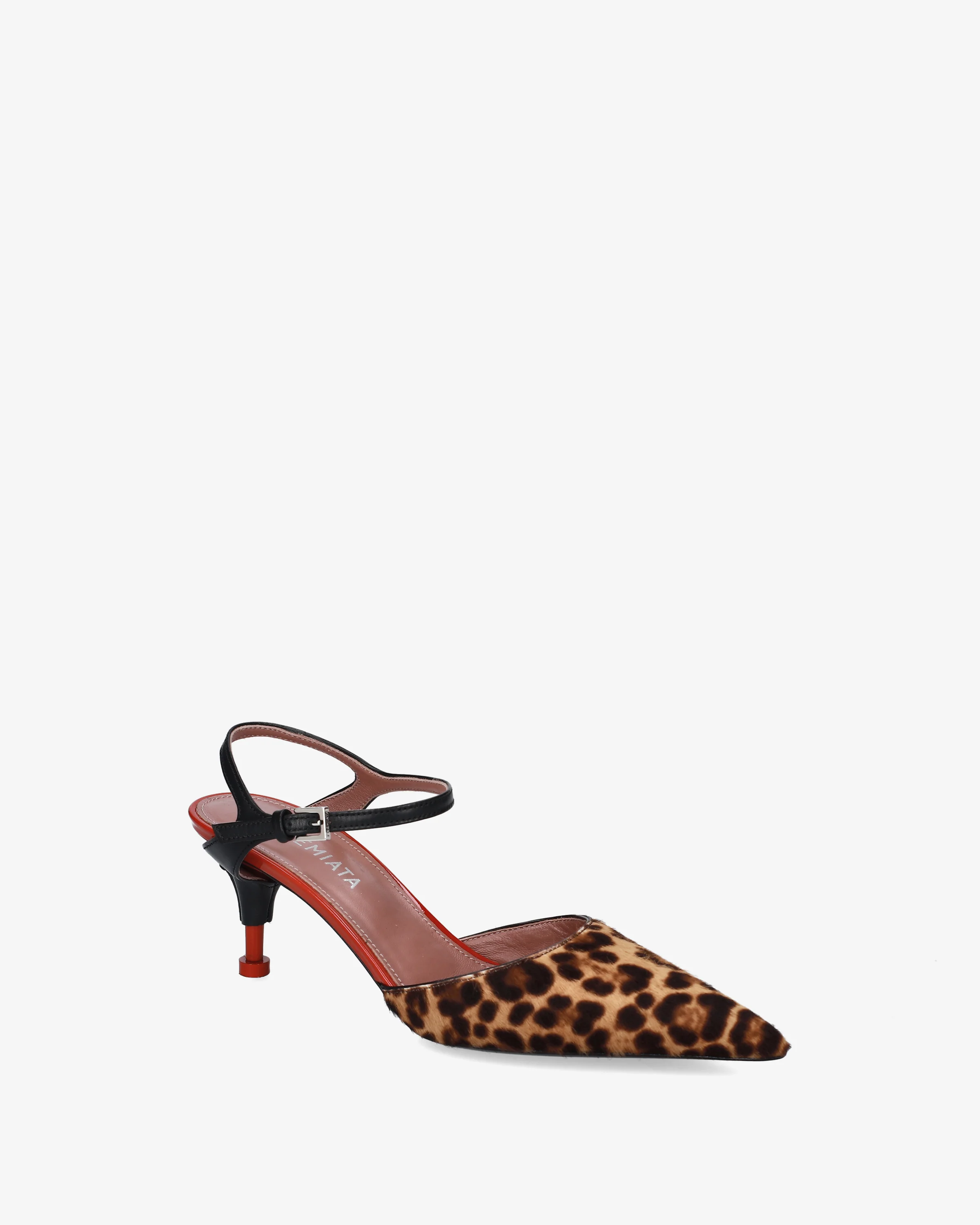 Mules Animalier with Black Belt - Image 3