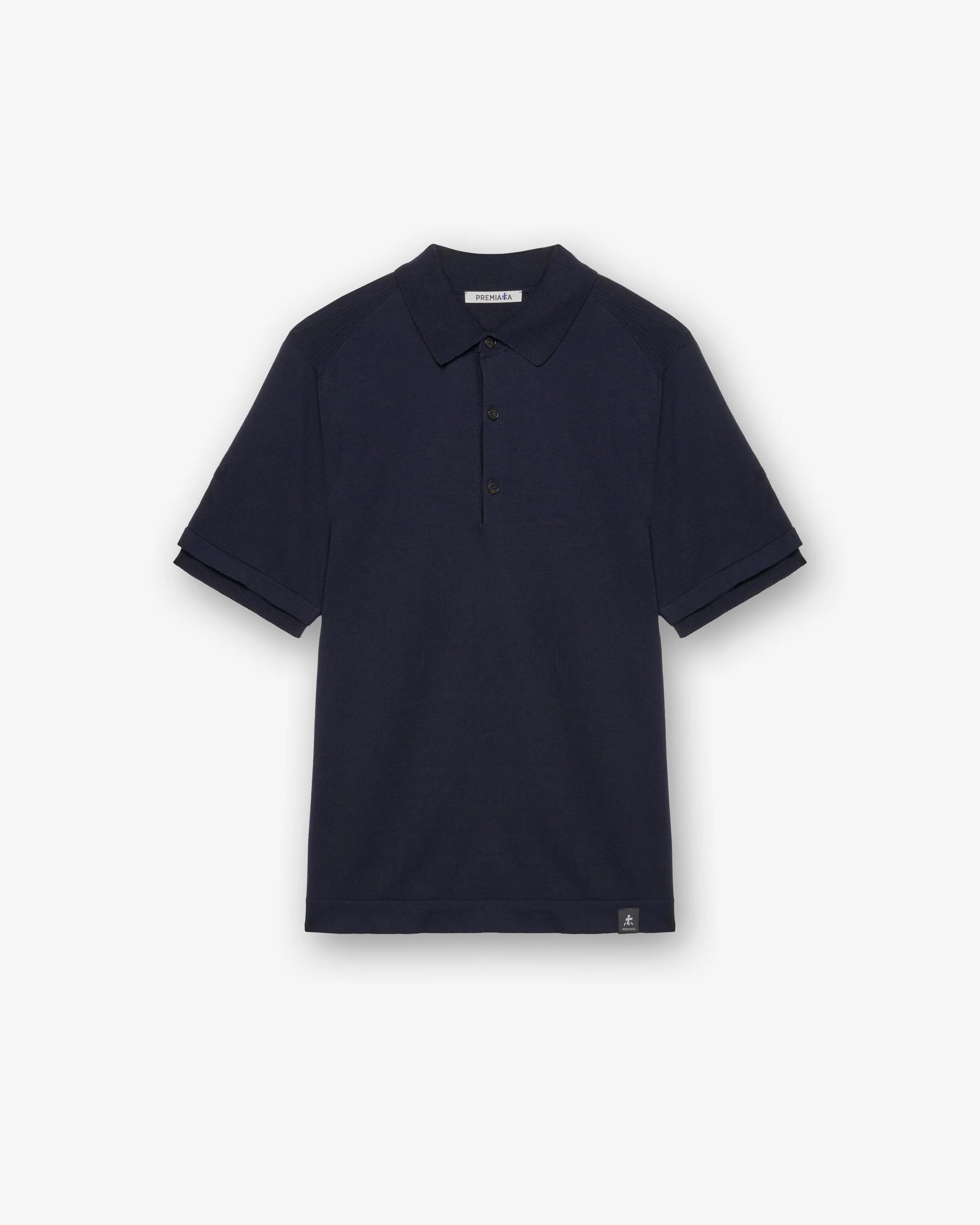 Knitted polo shirt