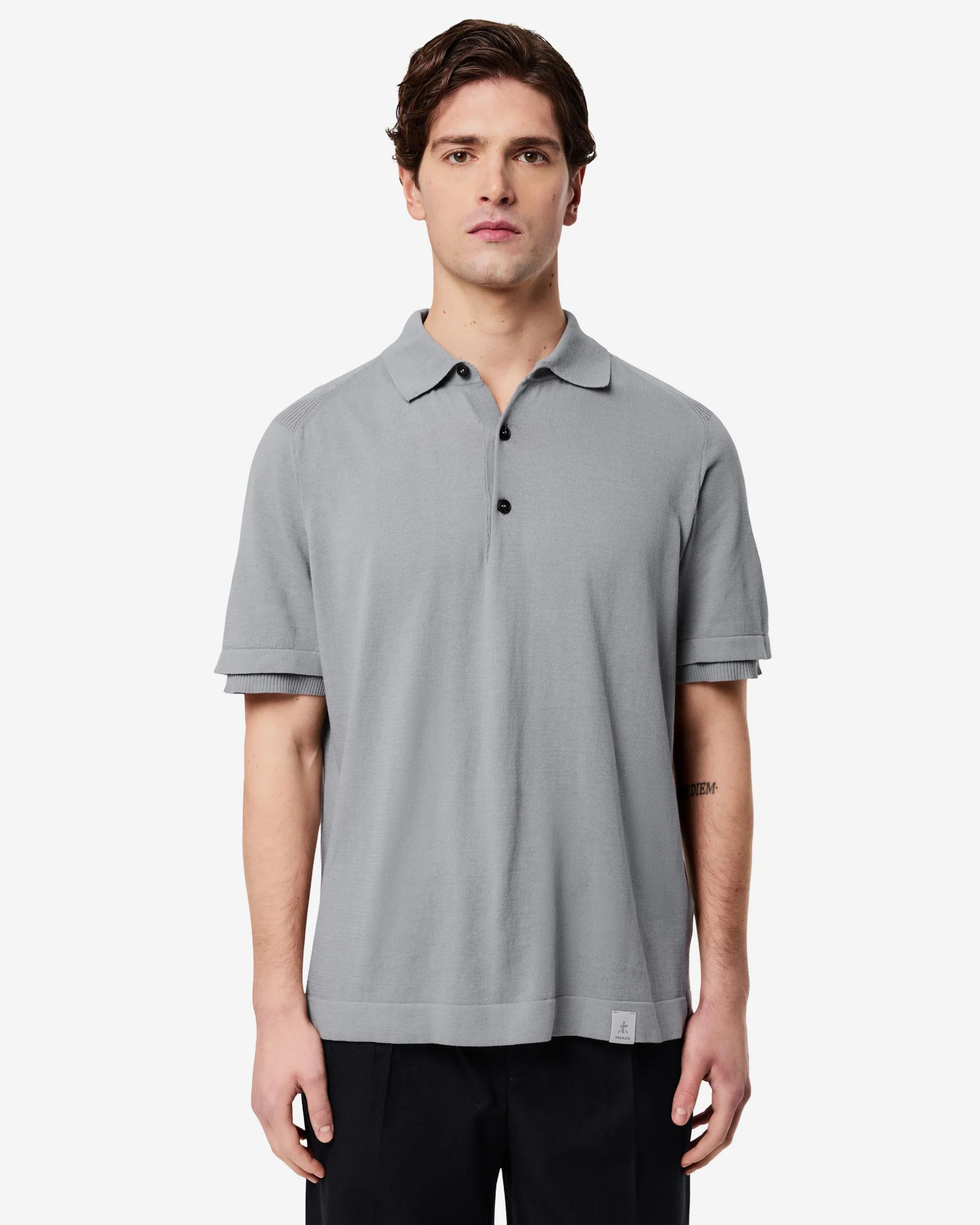 Knitted polo shirt - Image 2