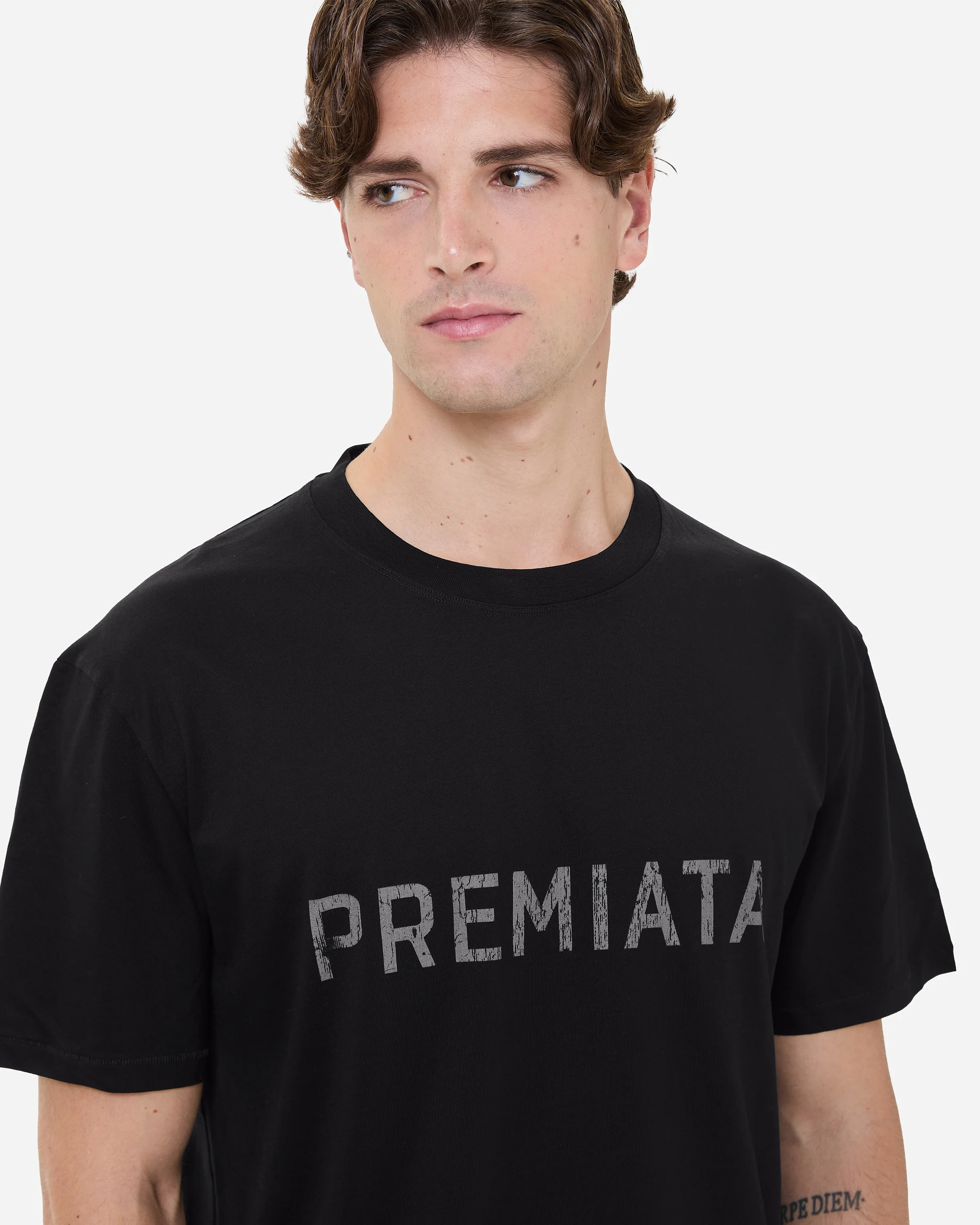 Cotton T-shirt with print - Image 4