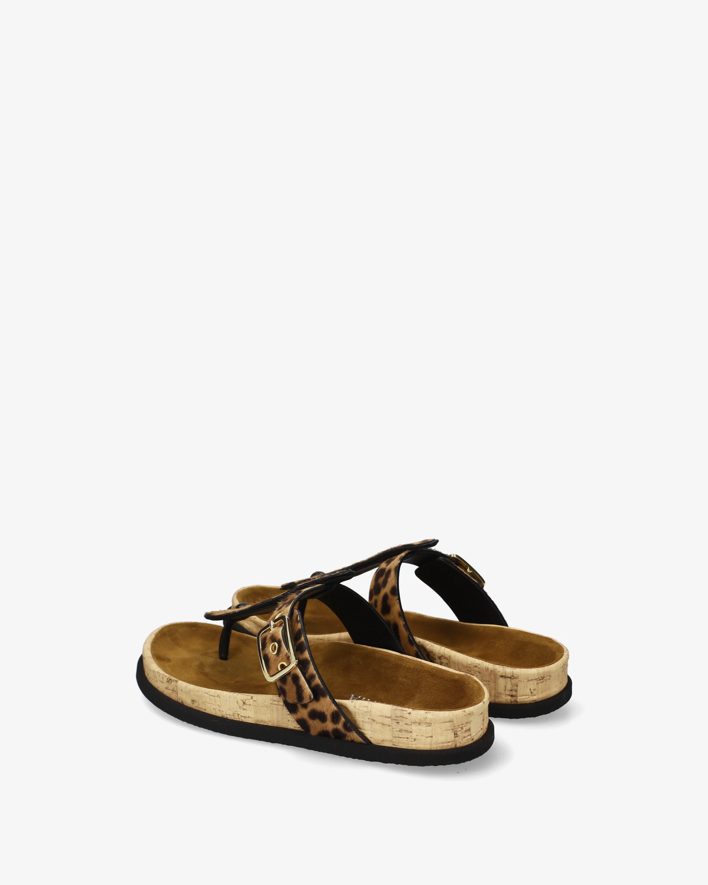 Animal-print buckle sandals - Image 5