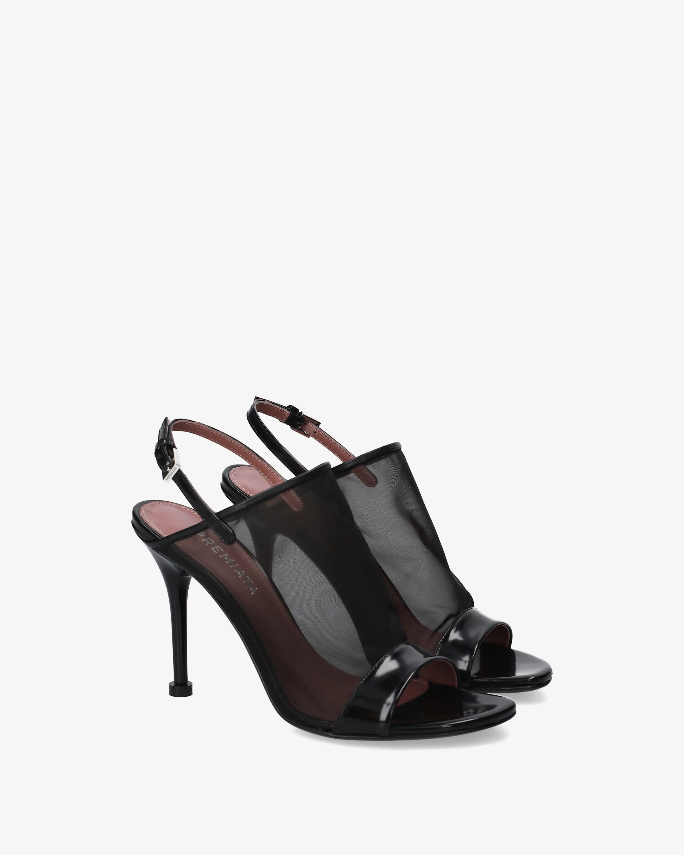 Mesh heeled sandals - Image 2