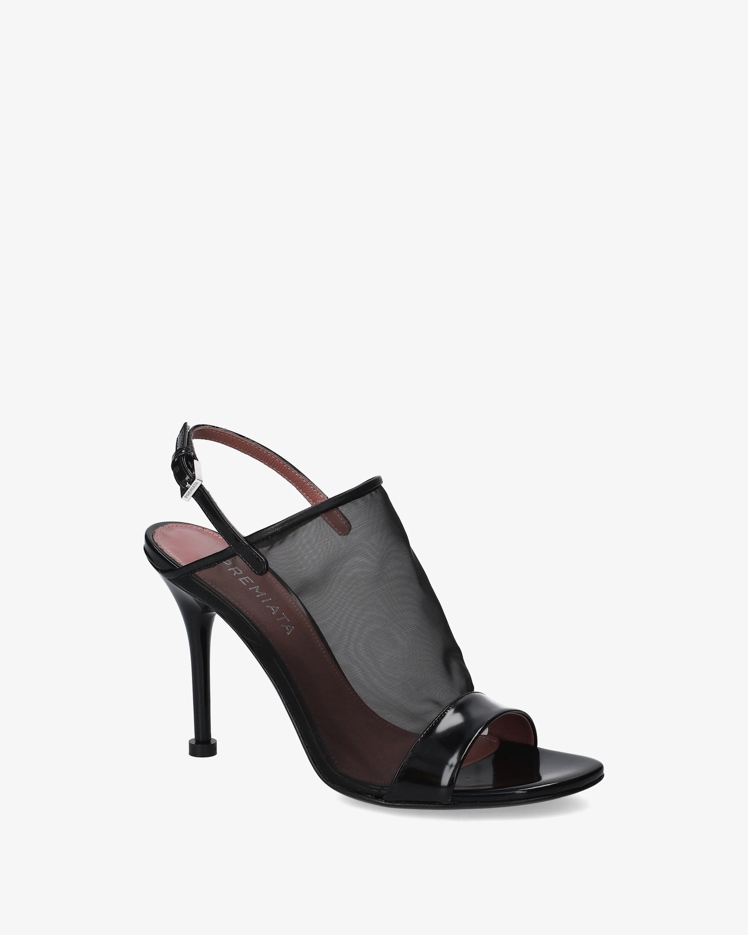 Mesh heeled sandals - Image 3