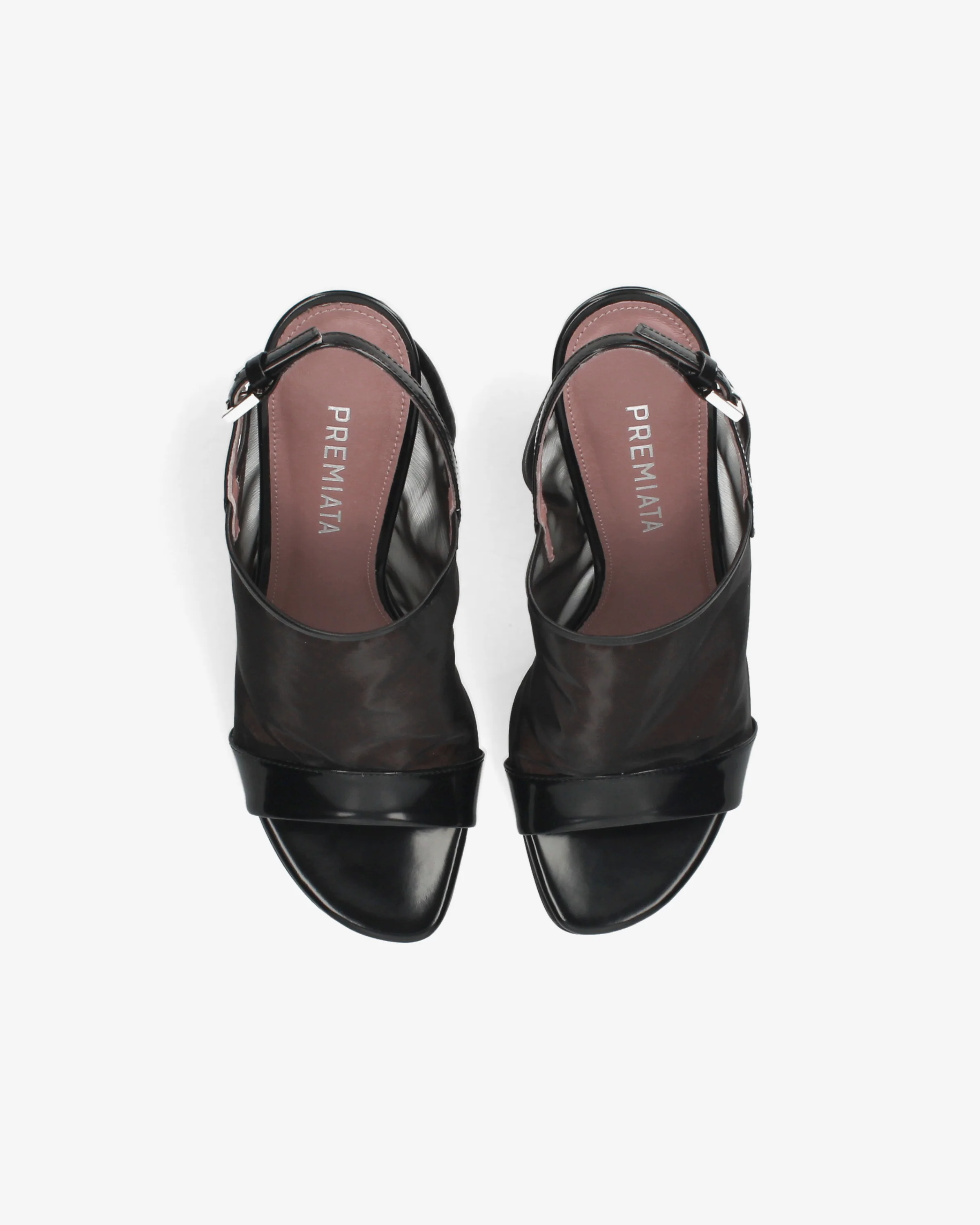 Mesh heeled sandals - Image 6