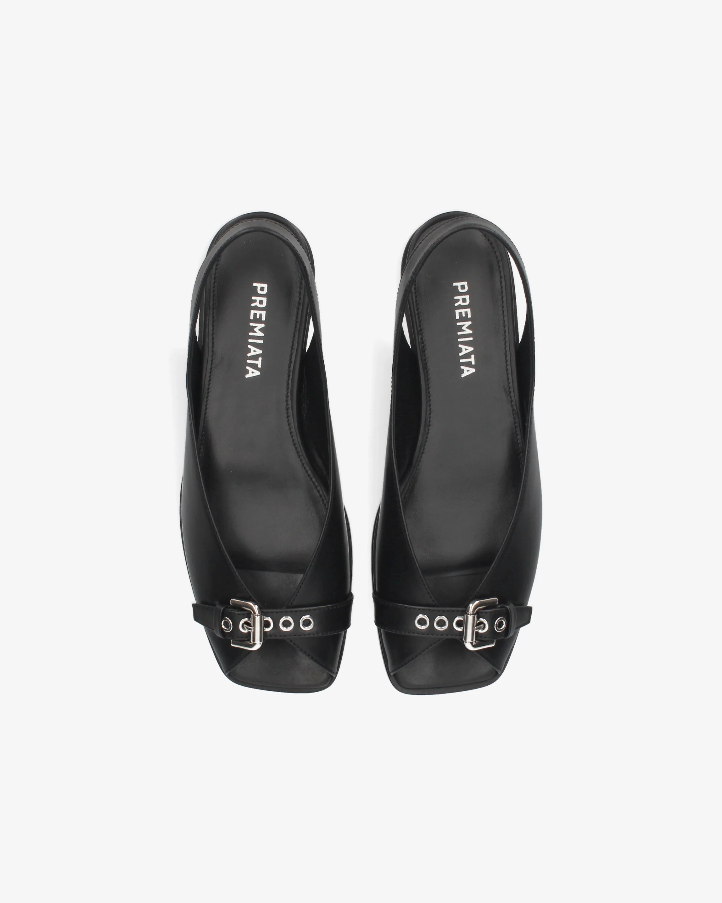 Leather sandals with buckle - Image 6