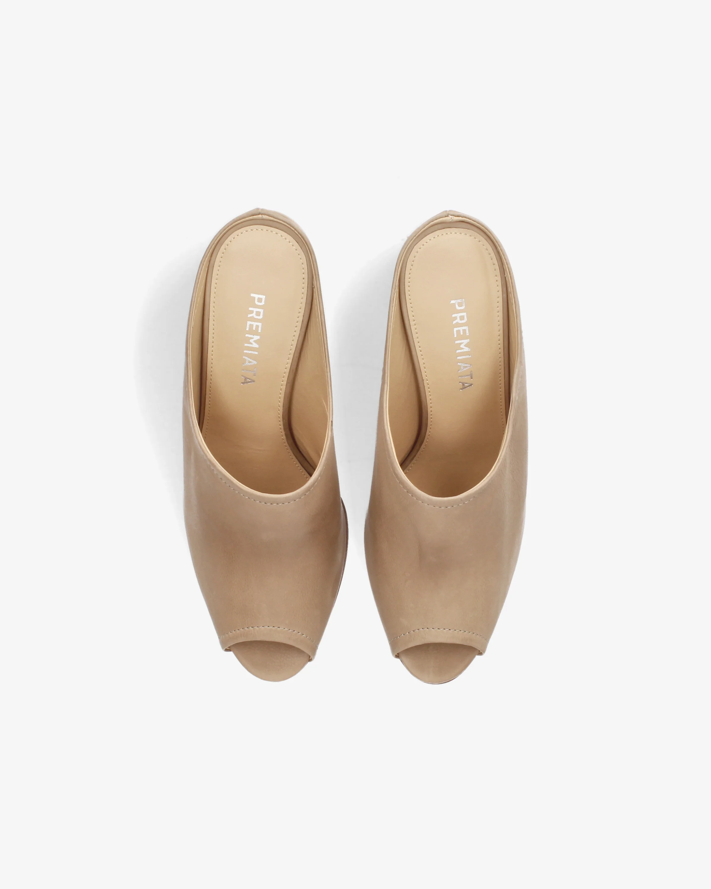Leather sandals with heels - Image 6