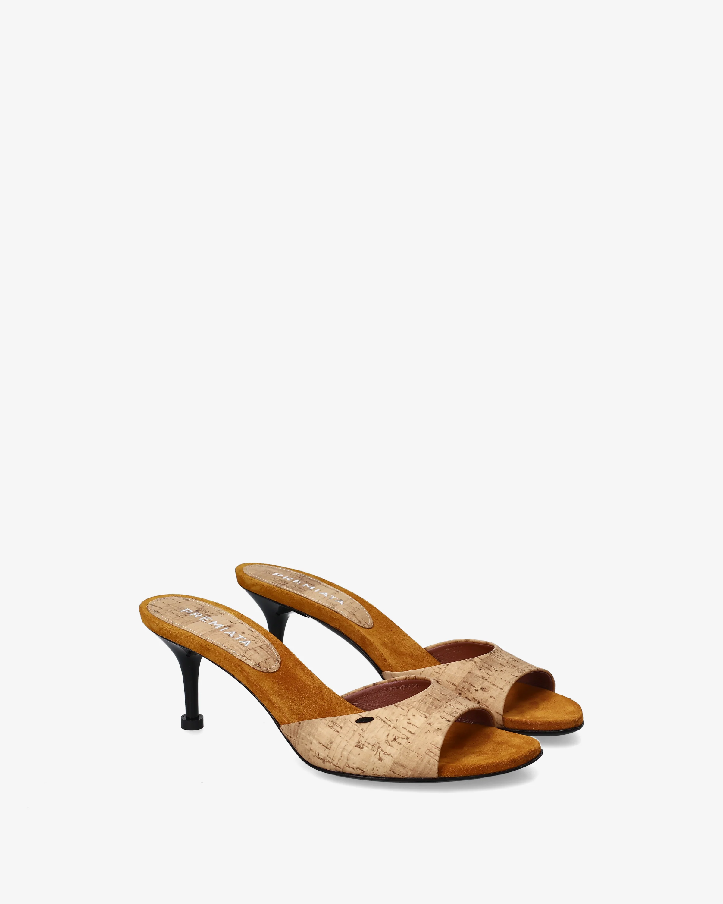 Leather sandals with suede effect - Image 2