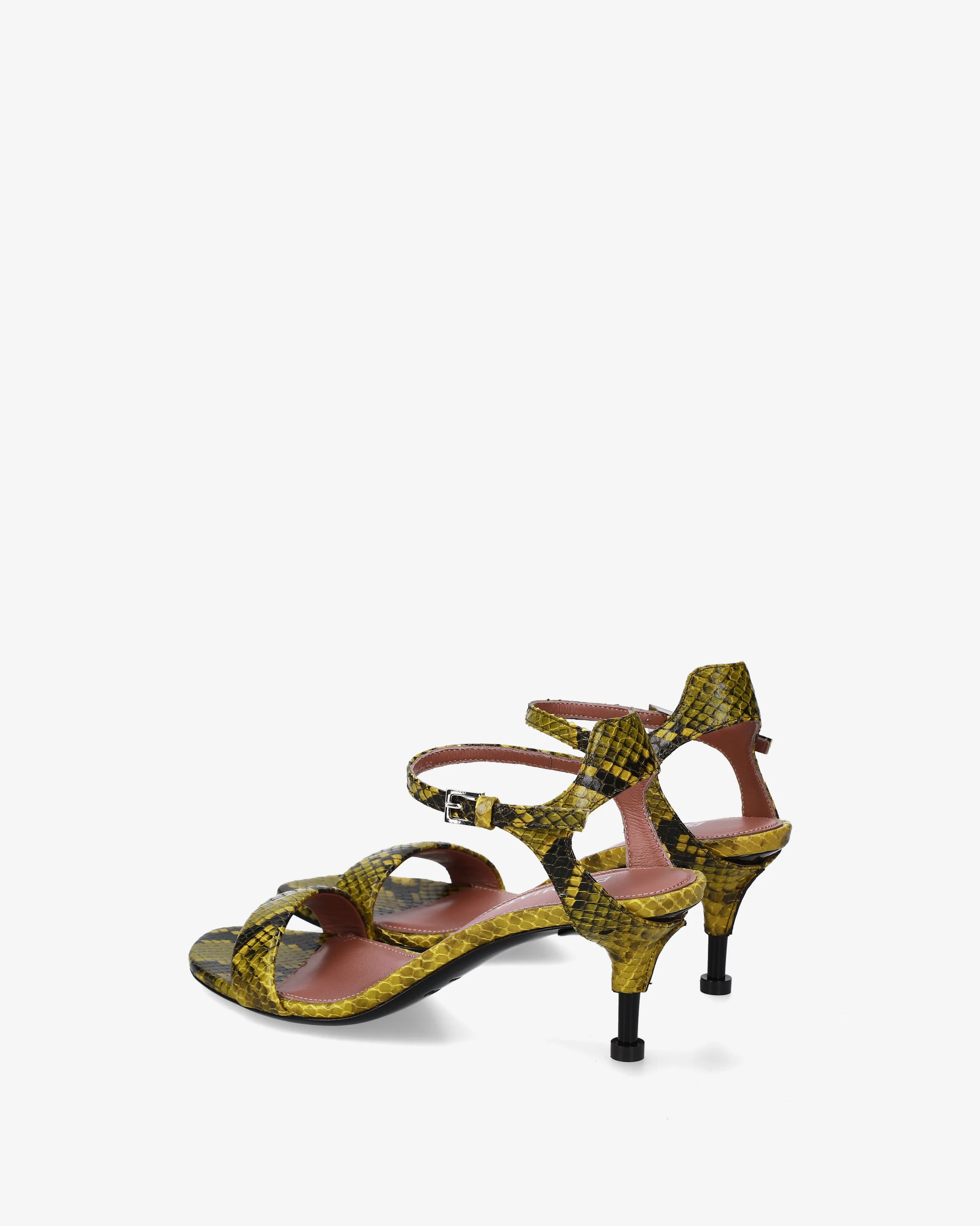Python print leather sandals - Image 5