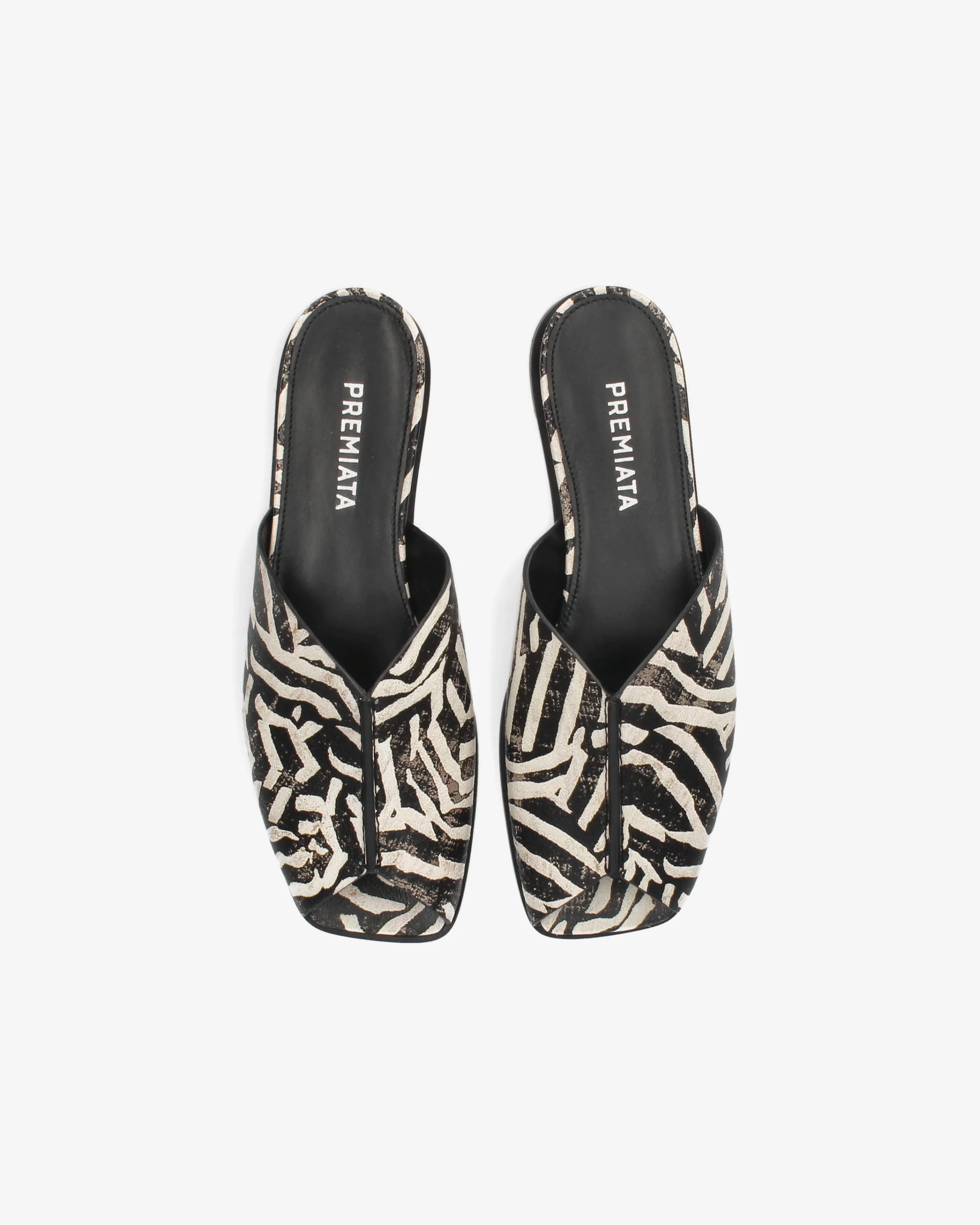 Printed leather sandals - Image 6