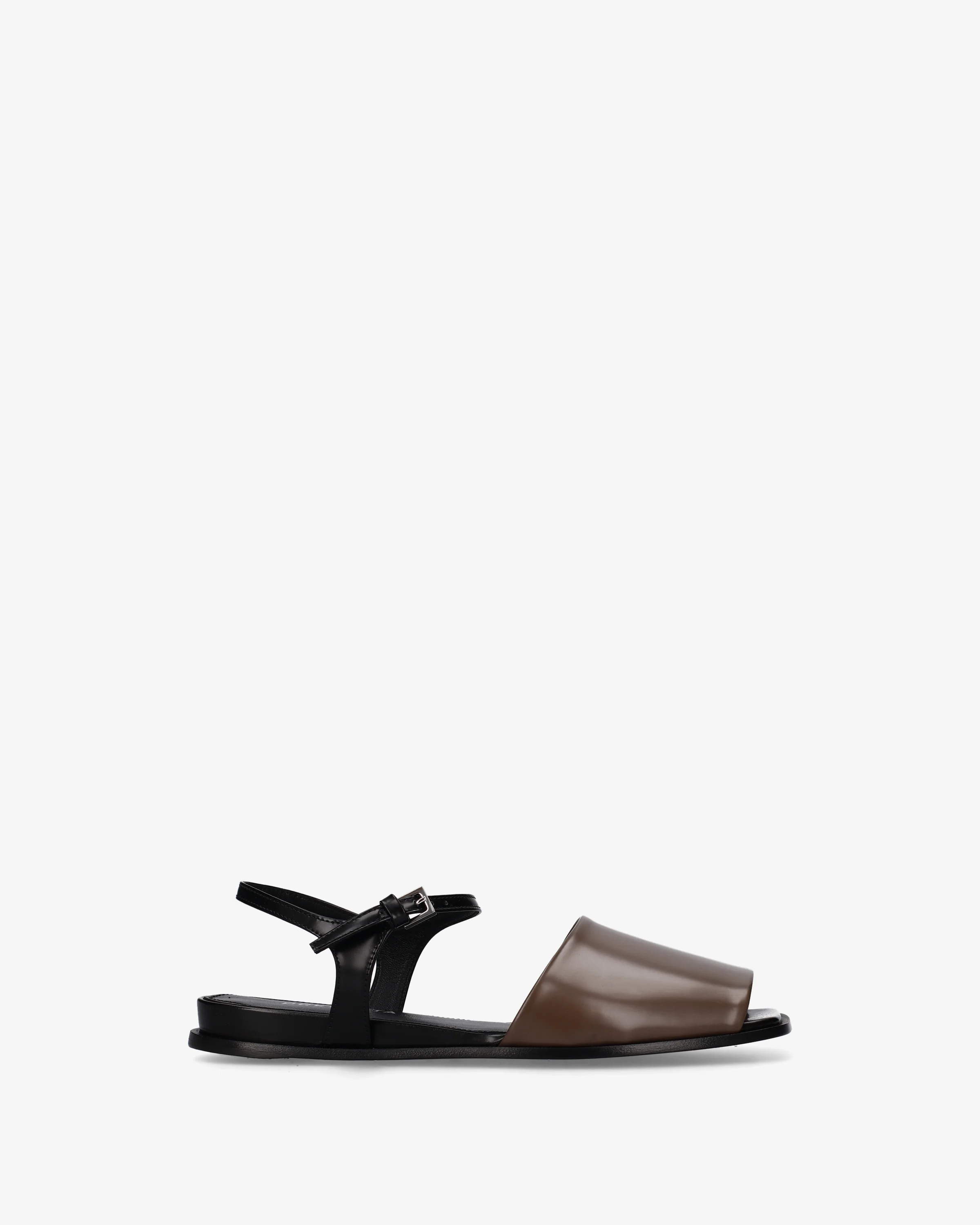 Patent leather sandals